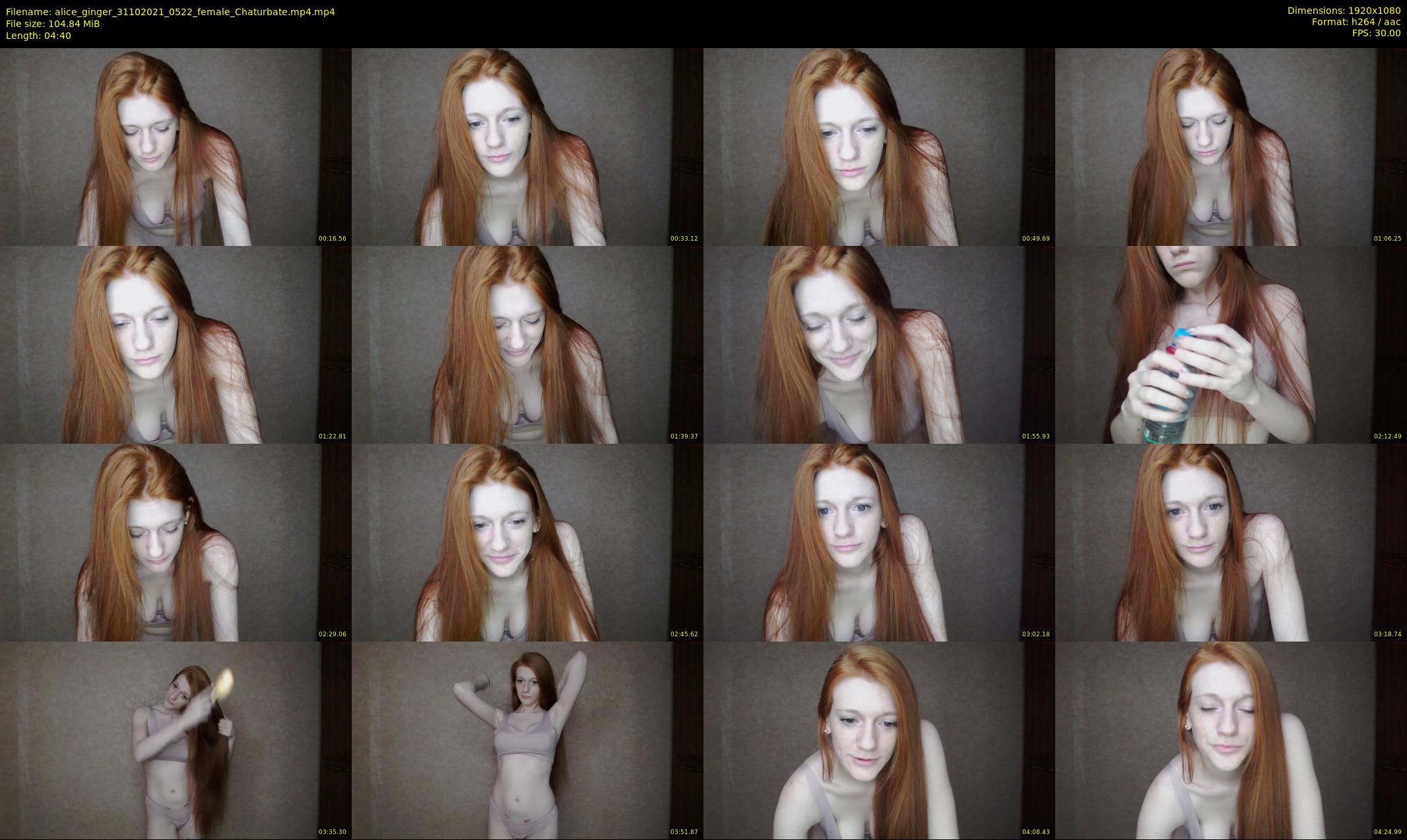alice_ginger — 5 minute Chaturbate female cam show recording, 1080p, Oct 31, 2021
