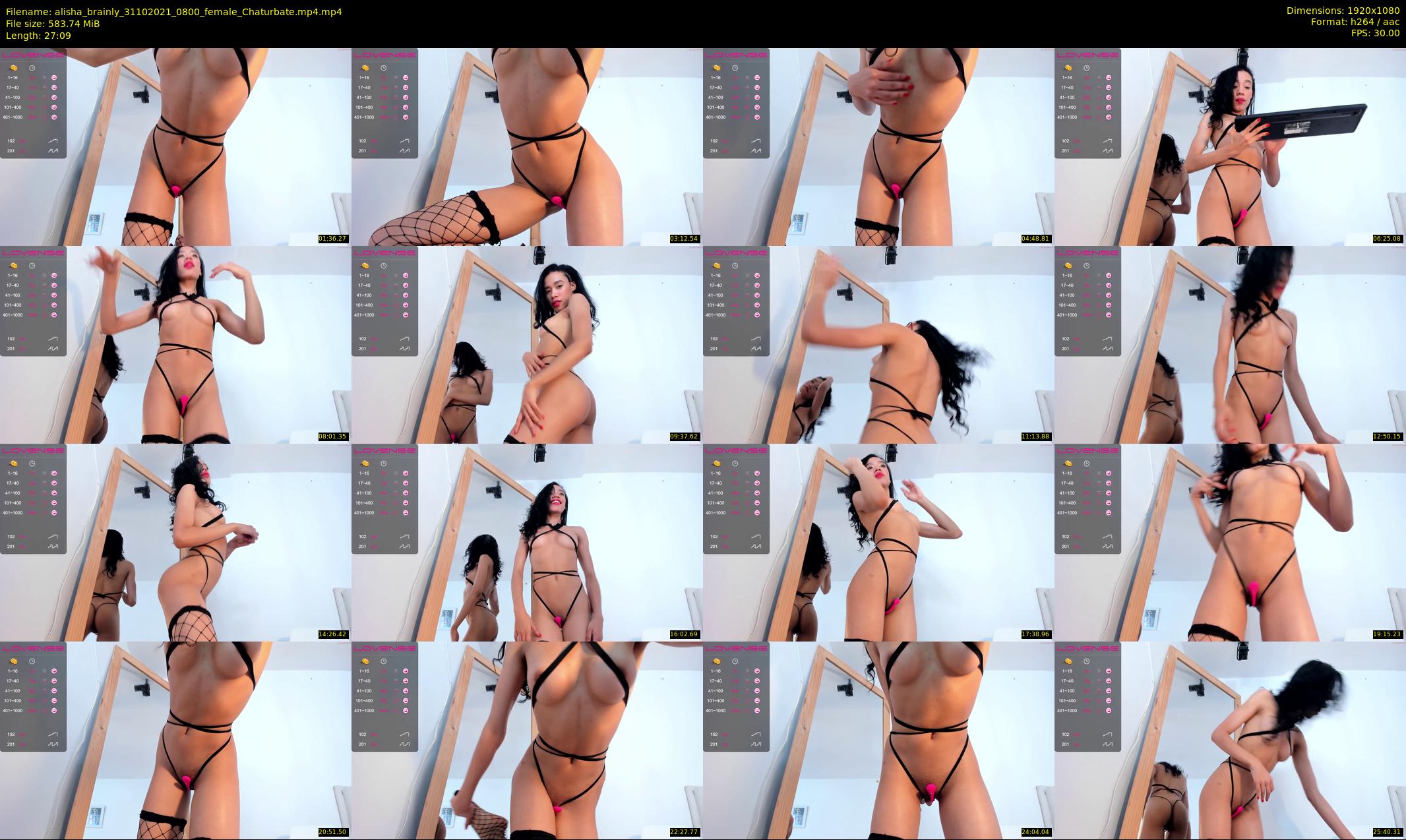 alisha_brainly — 28 minute Chaturbate female cam show recording, 1080p, Oct 31, 2021