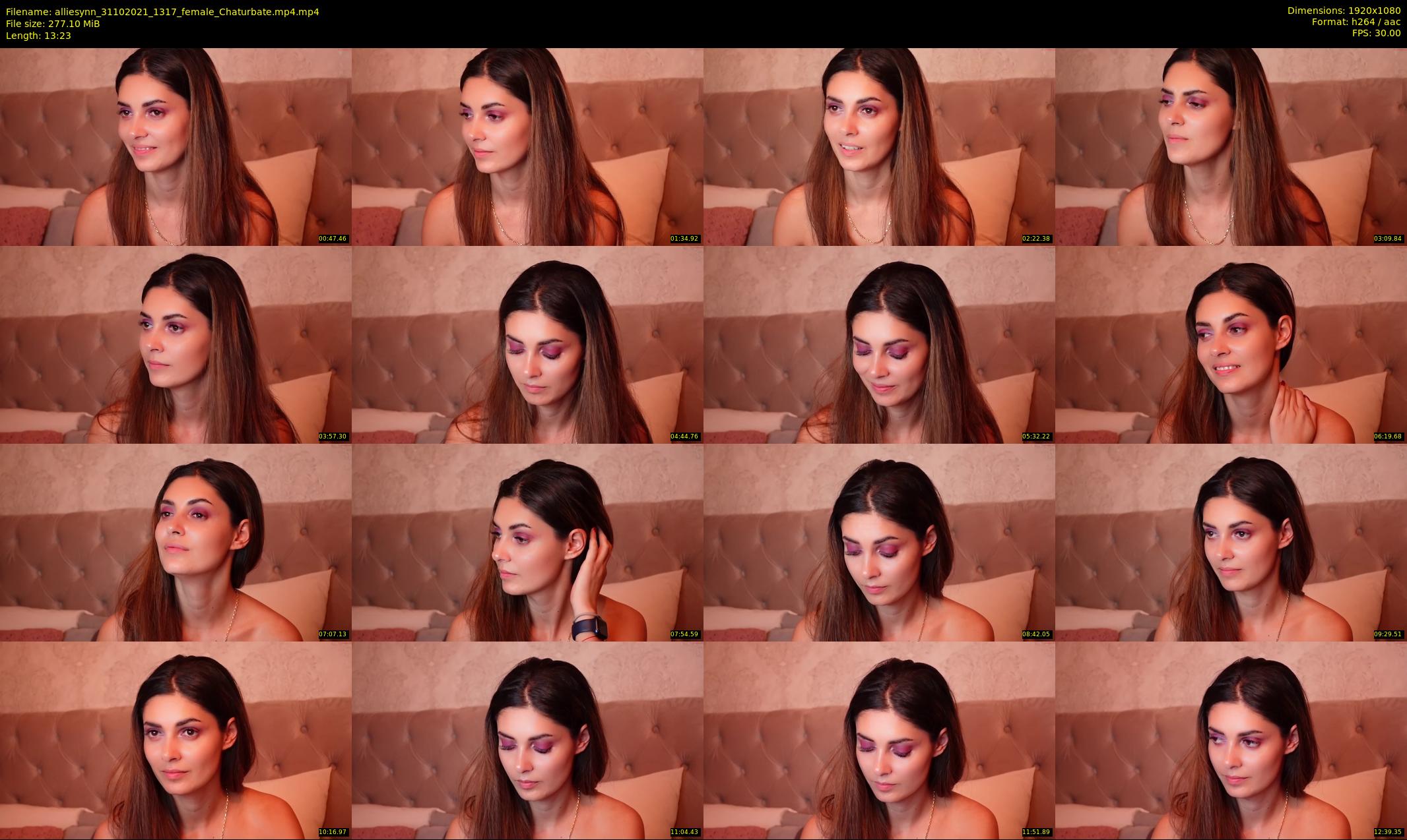 alliesynn — 14 minute Chaturbate female cam show recording, 1080p, Oct 31, 2021