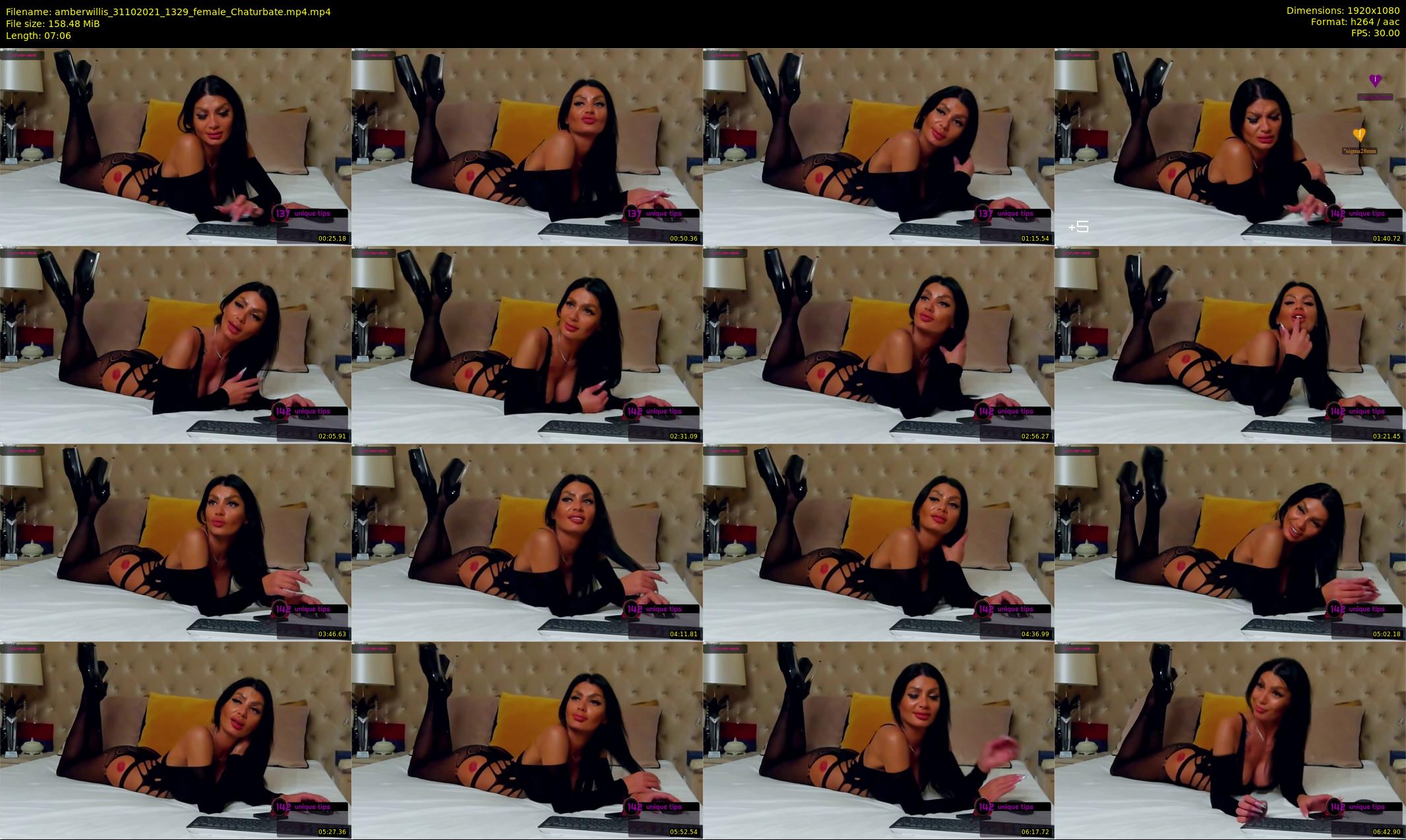 amberwillis — 8 minute Chaturbate female cam show recording, 1080p, Oct 31, 2021