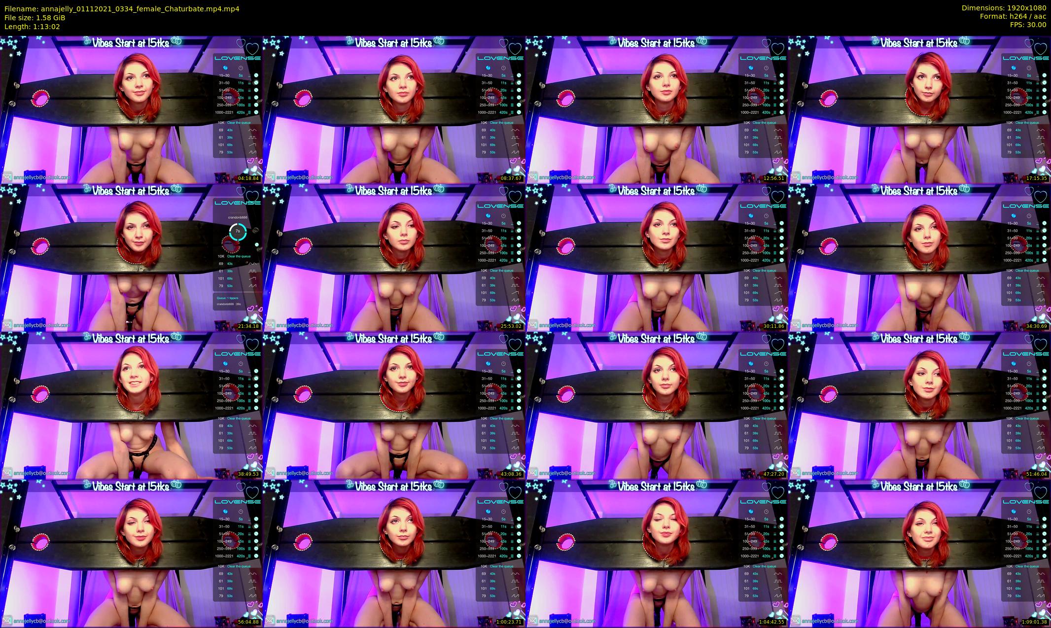 annajelly — 74 minute Chaturbate couple cam show recording, 1080p, Nov 1, 2021