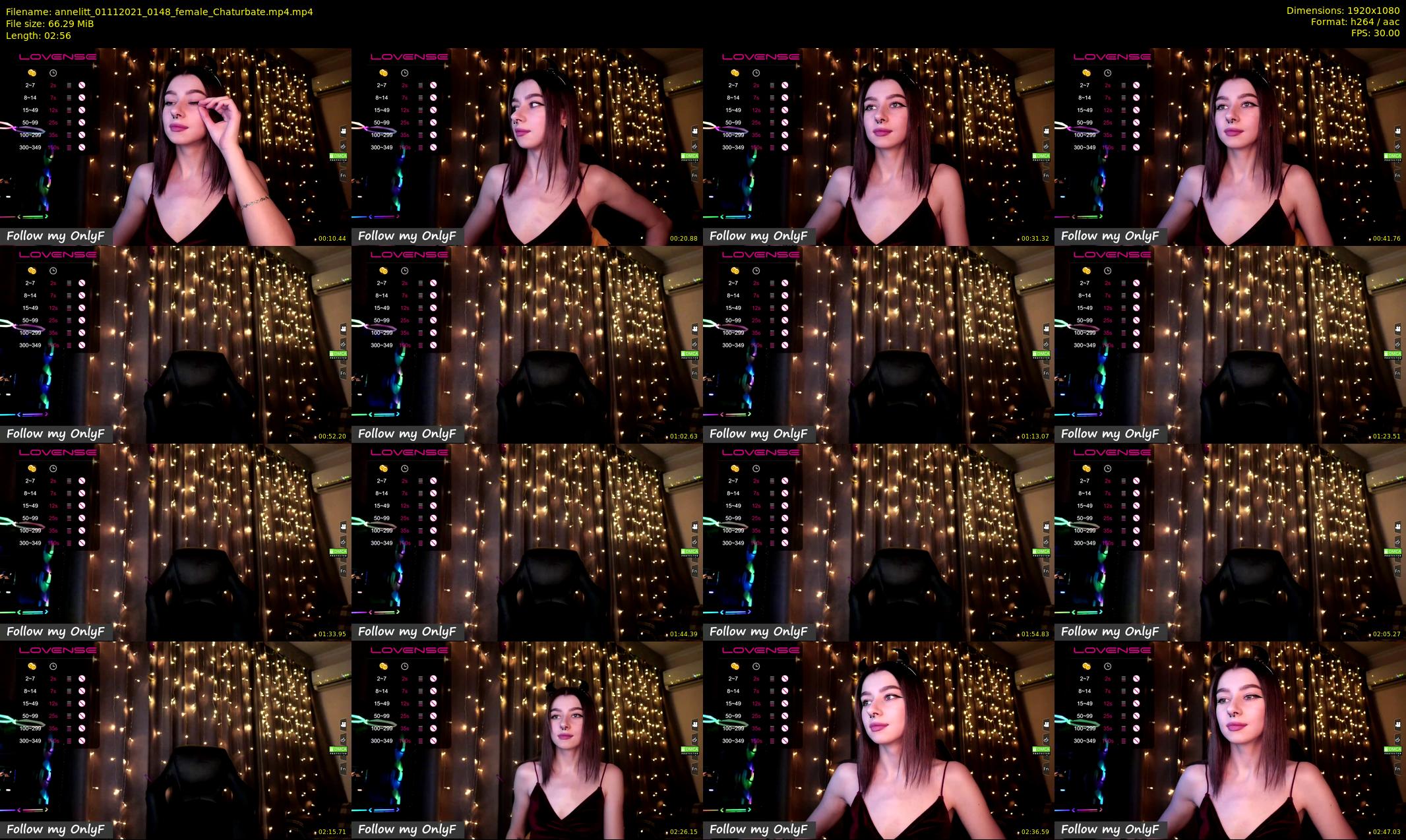annelitt — 3 minute Chaturbate female cam show recording, 1080p, Nov 1, 2021