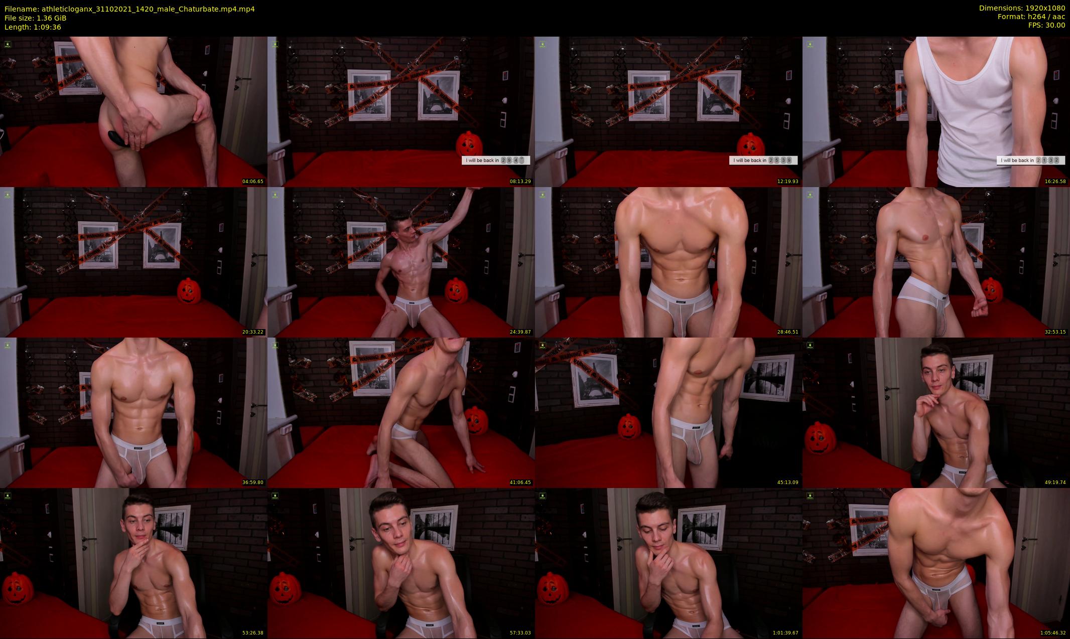 athleticloganx — 70 minute Chaturbate male cam show recording, 1080p, Oct 31, 2021