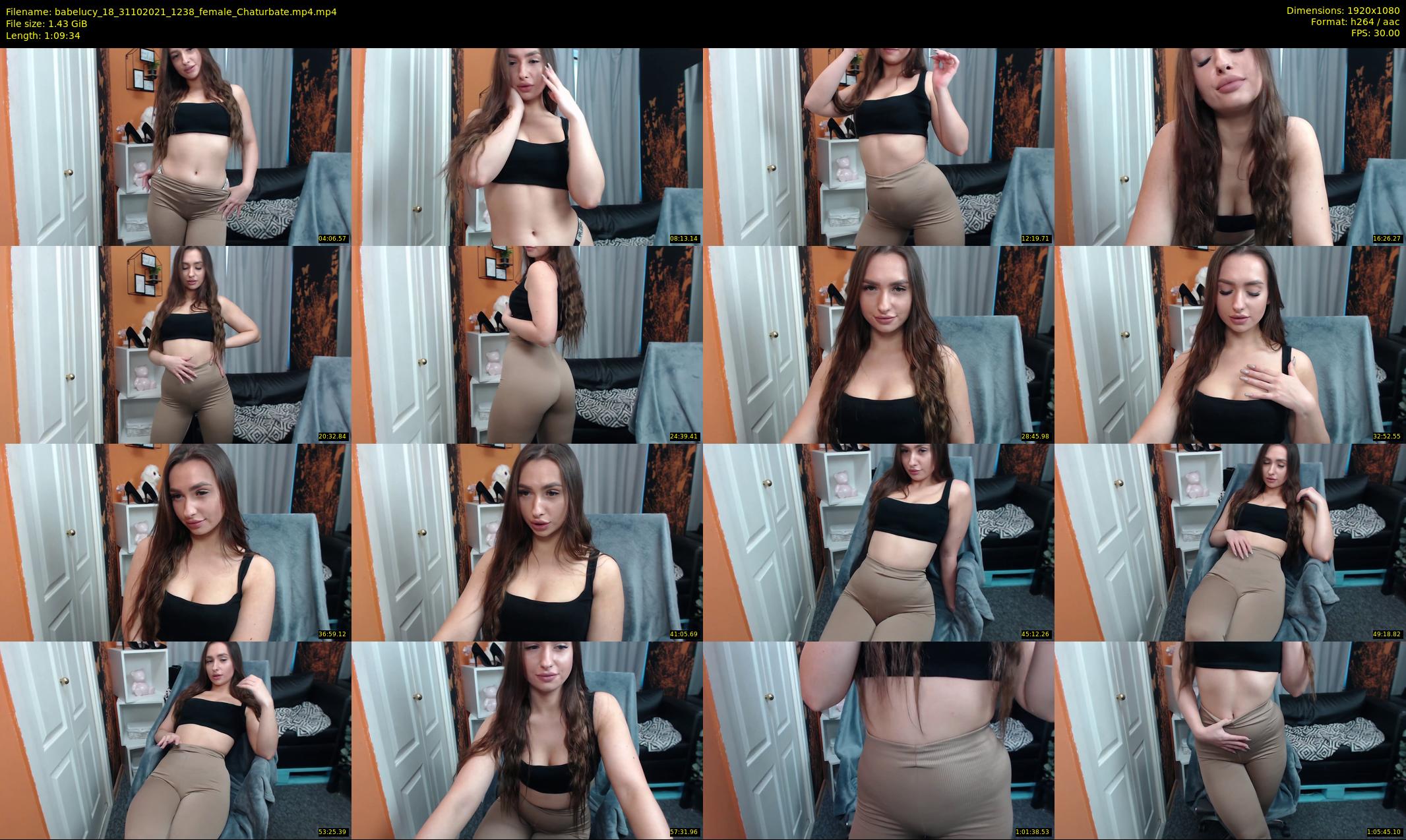 babelucy_18 — 70 minute Chaturbate female cam show recording, 1080p, Oct 31, 2021