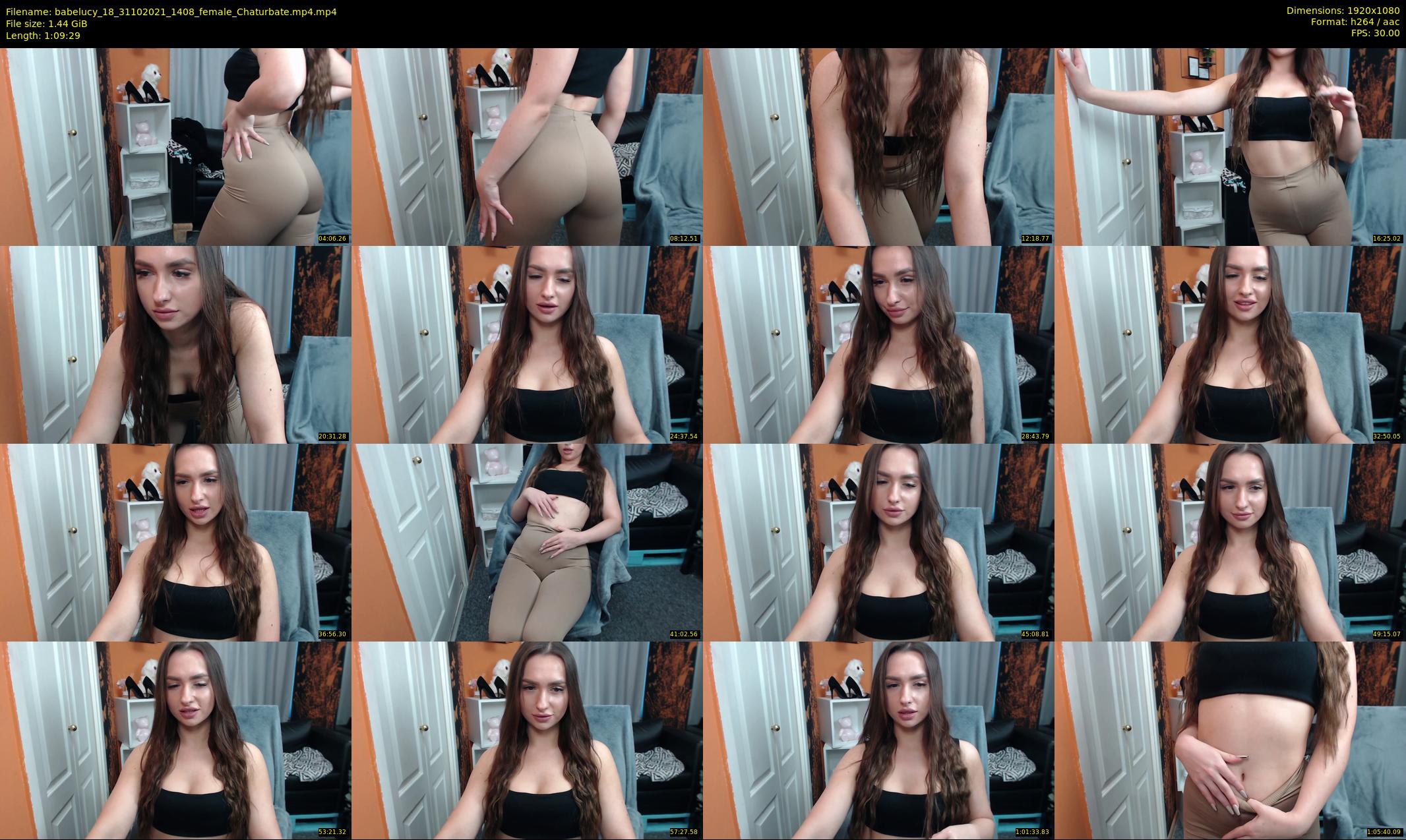babelucy_18 — 70 minute Chaturbate female cam show recording, 1080p, Oct 31, 2021