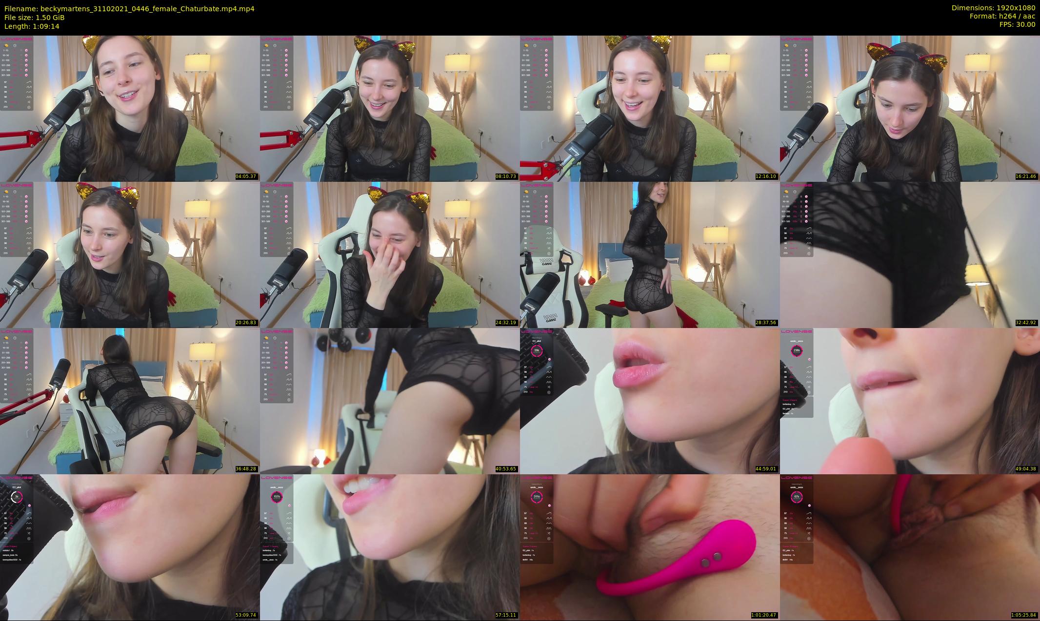 beckymartens — 70 minute Chaturbate female cam show recording, 1080p, Oct 31, 2021