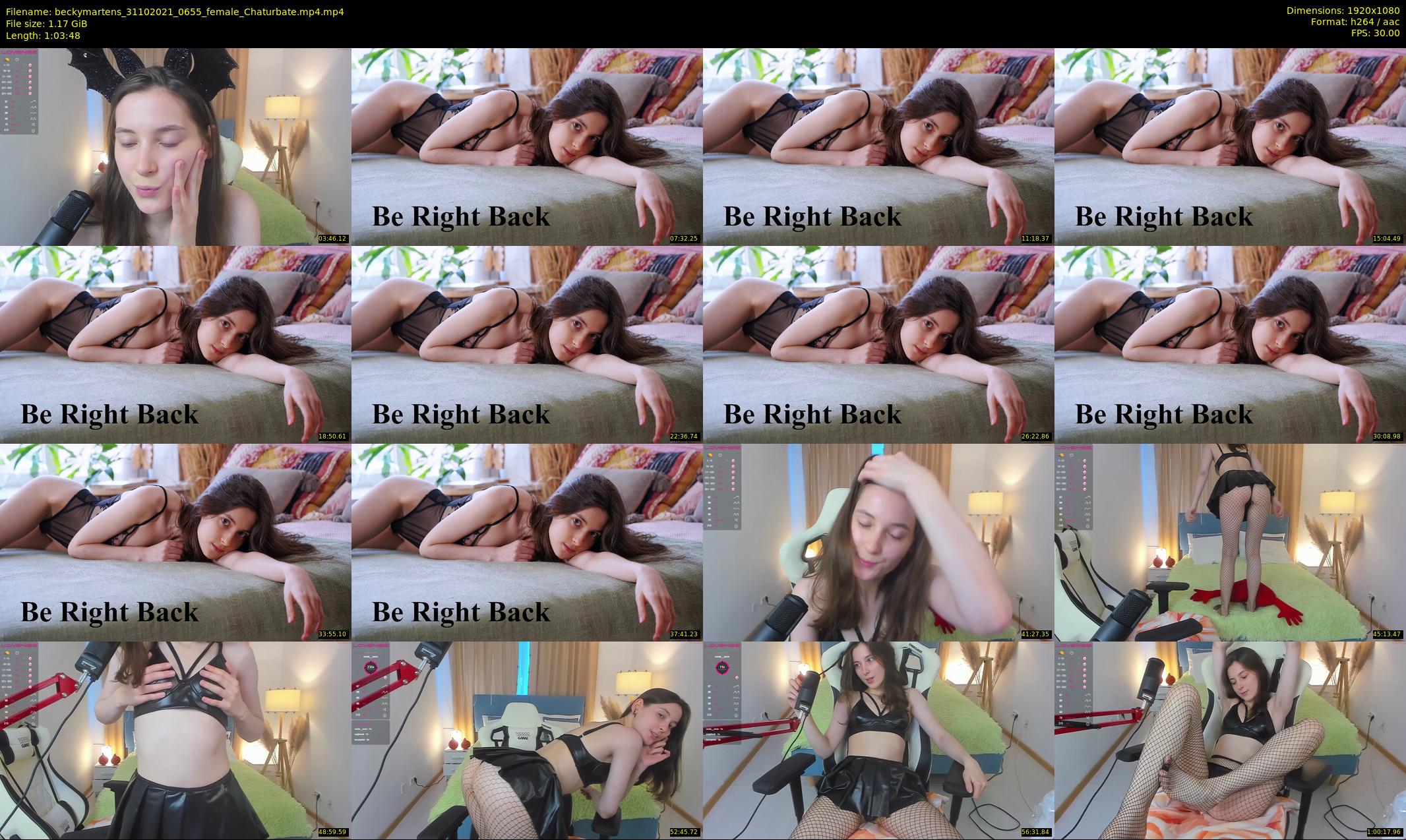 beckymartens — 64 minute Chaturbate female cam show recording, 1080p, Oct 31, 2021