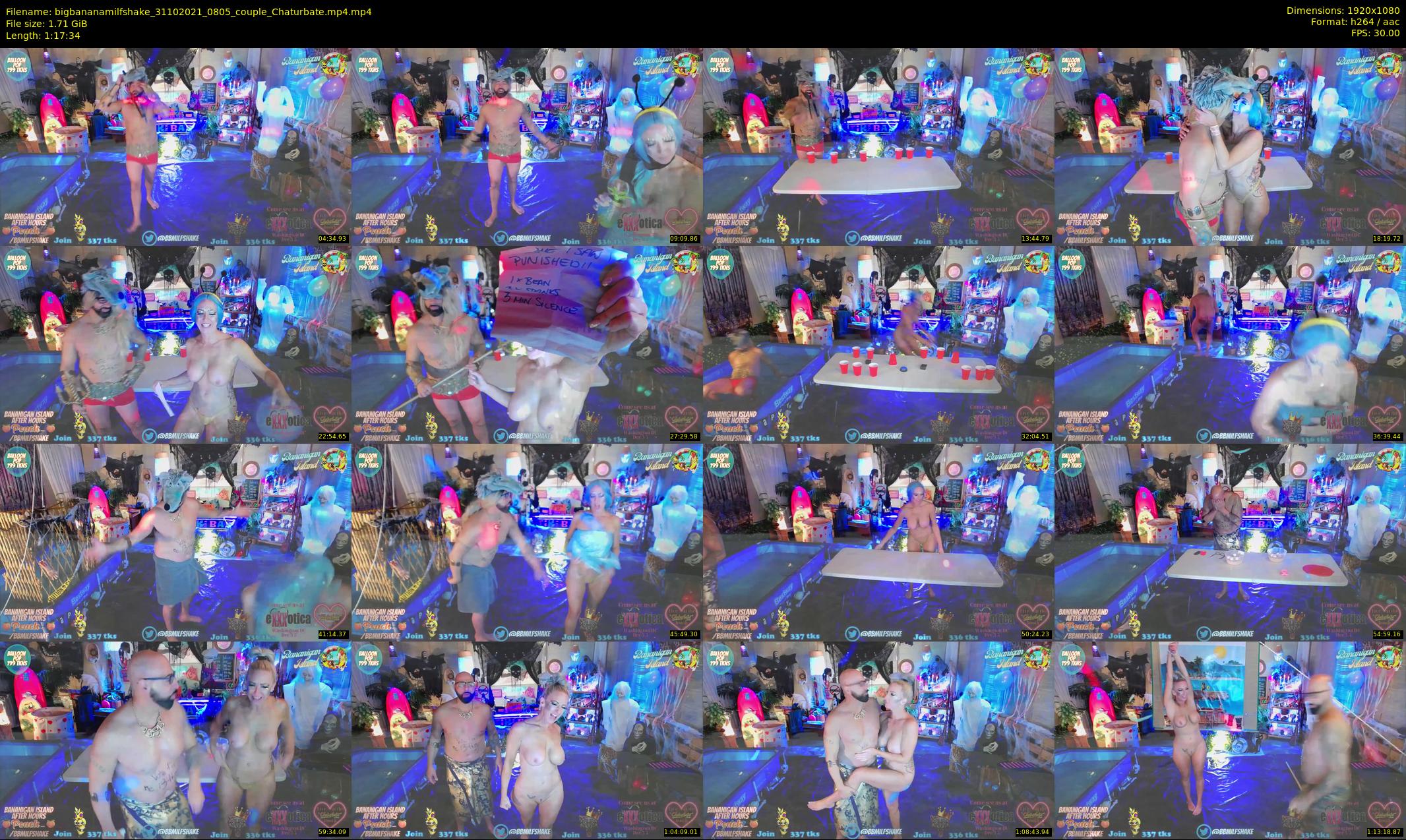 bigbananamilfshake — 78 minute Chaturbate couple cam show recording, 1080p, Oct 31, 2021