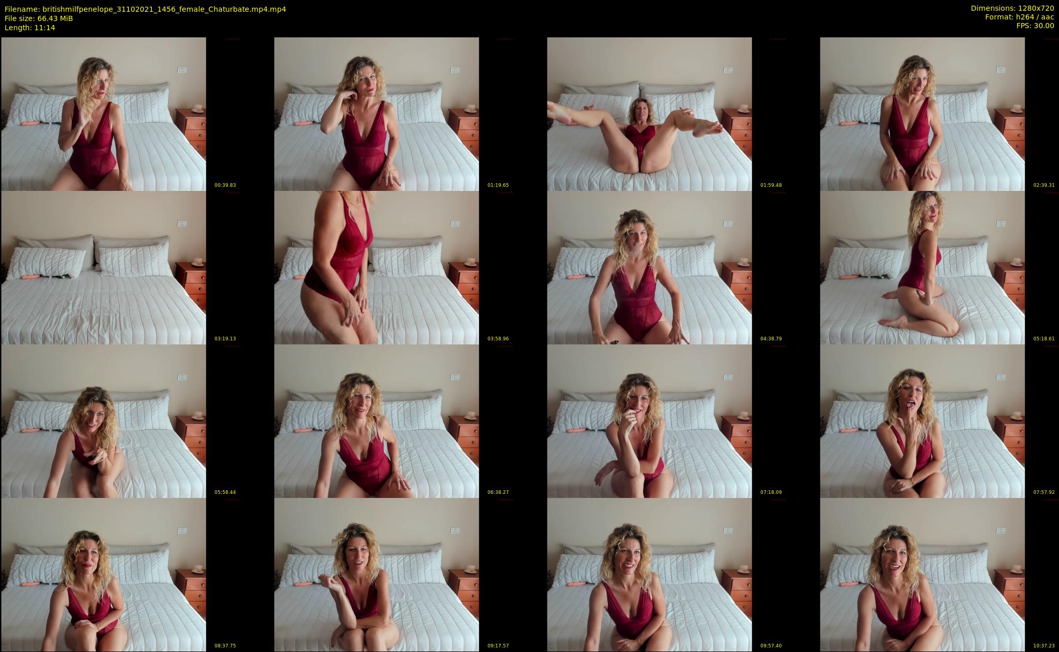 britishmilfpenelope — 12 minute Chaturbate female cam show recording, 720p, Oct 31, 2021