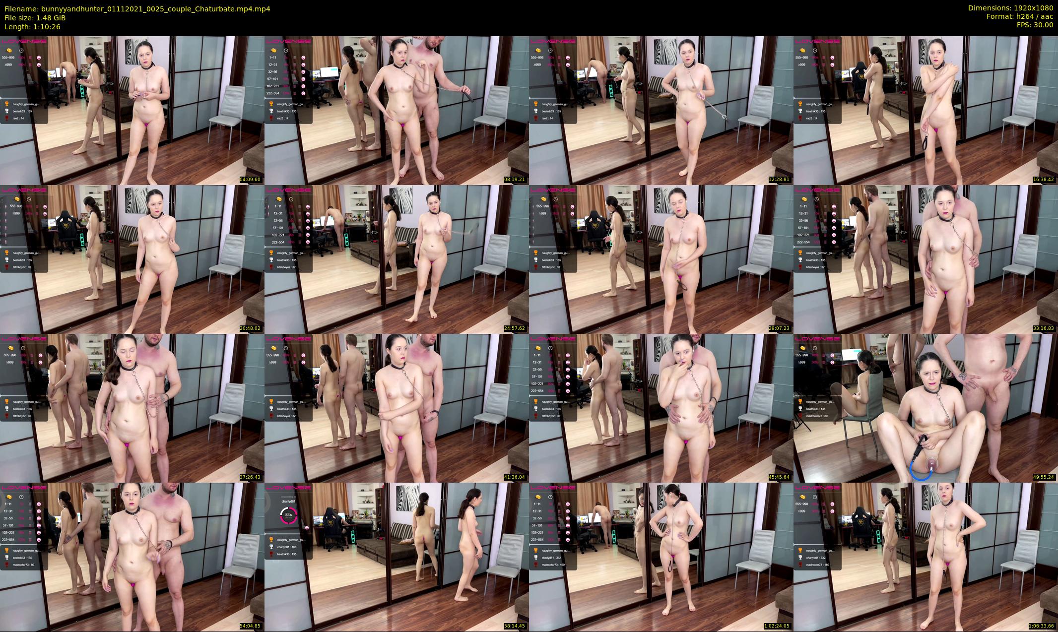 bunnyyandhunter — 71 minute Chaturbate couple cam show recording, 1080p, Nov 1, 2021
