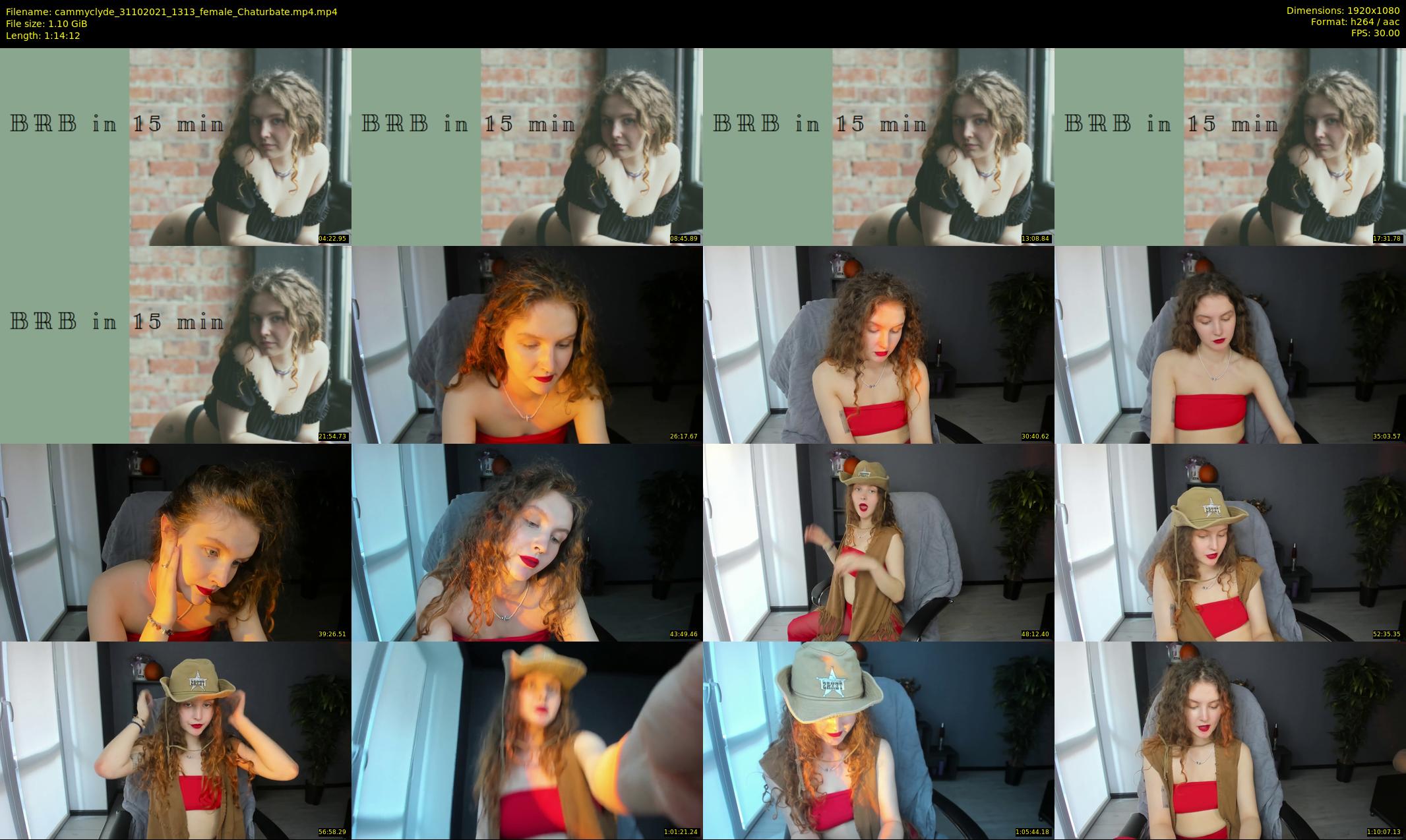 cammyclyde — 75 minute Chaturbate female cam show recording, 1080p, Oct 31, 2021