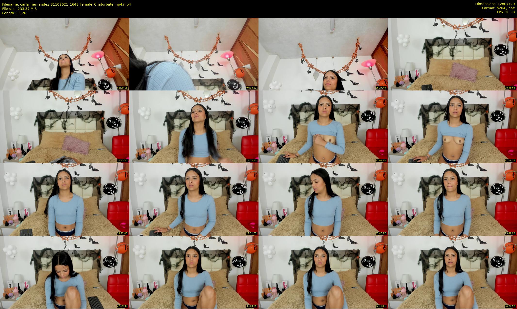carla_hernandez — 37 minute Chaturbate female cam show recording, 720p, Oct 31, 2021