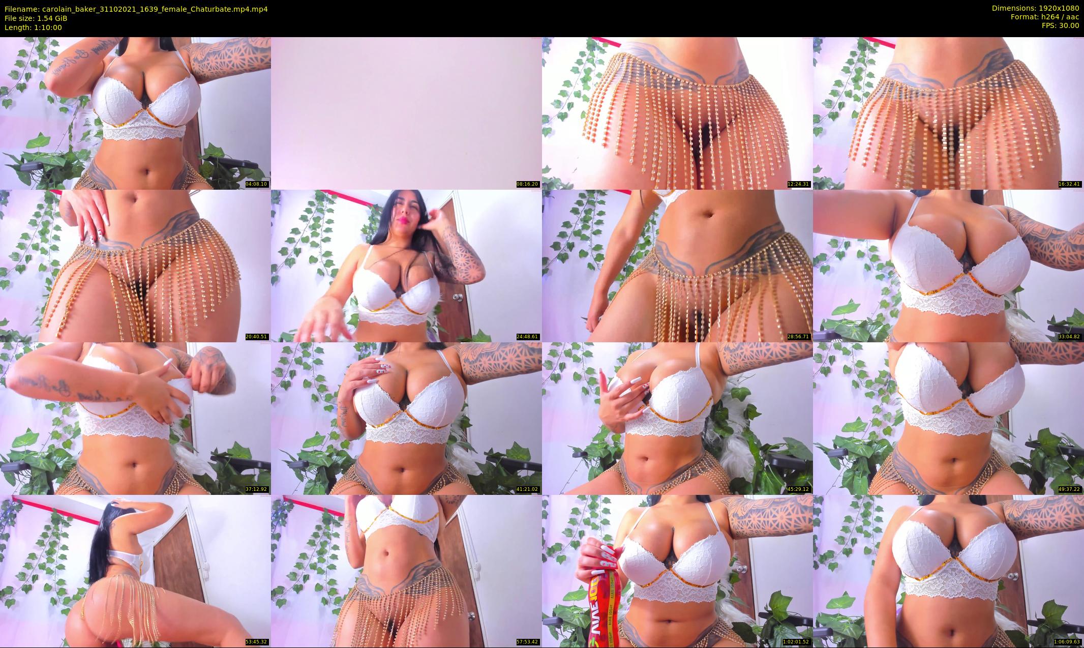 carolain_baker — 70 minute Chaturbate female cam show recording, 1080p, Oct 31, 2021