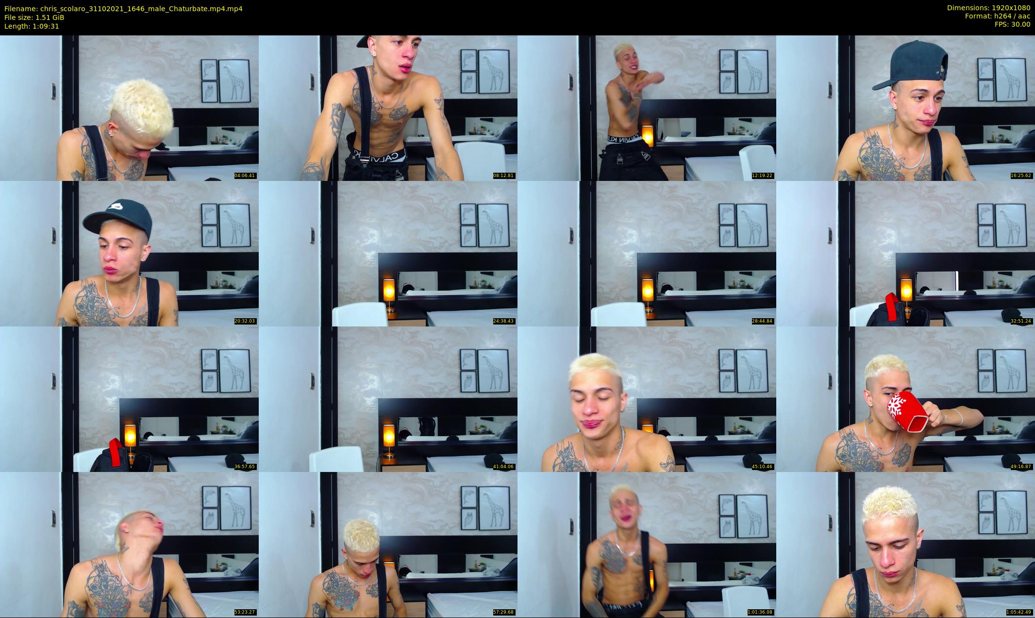 chris_scolaro — 70 minute Chaturbate male cam show recording, 1080p, Oct 31, 2021