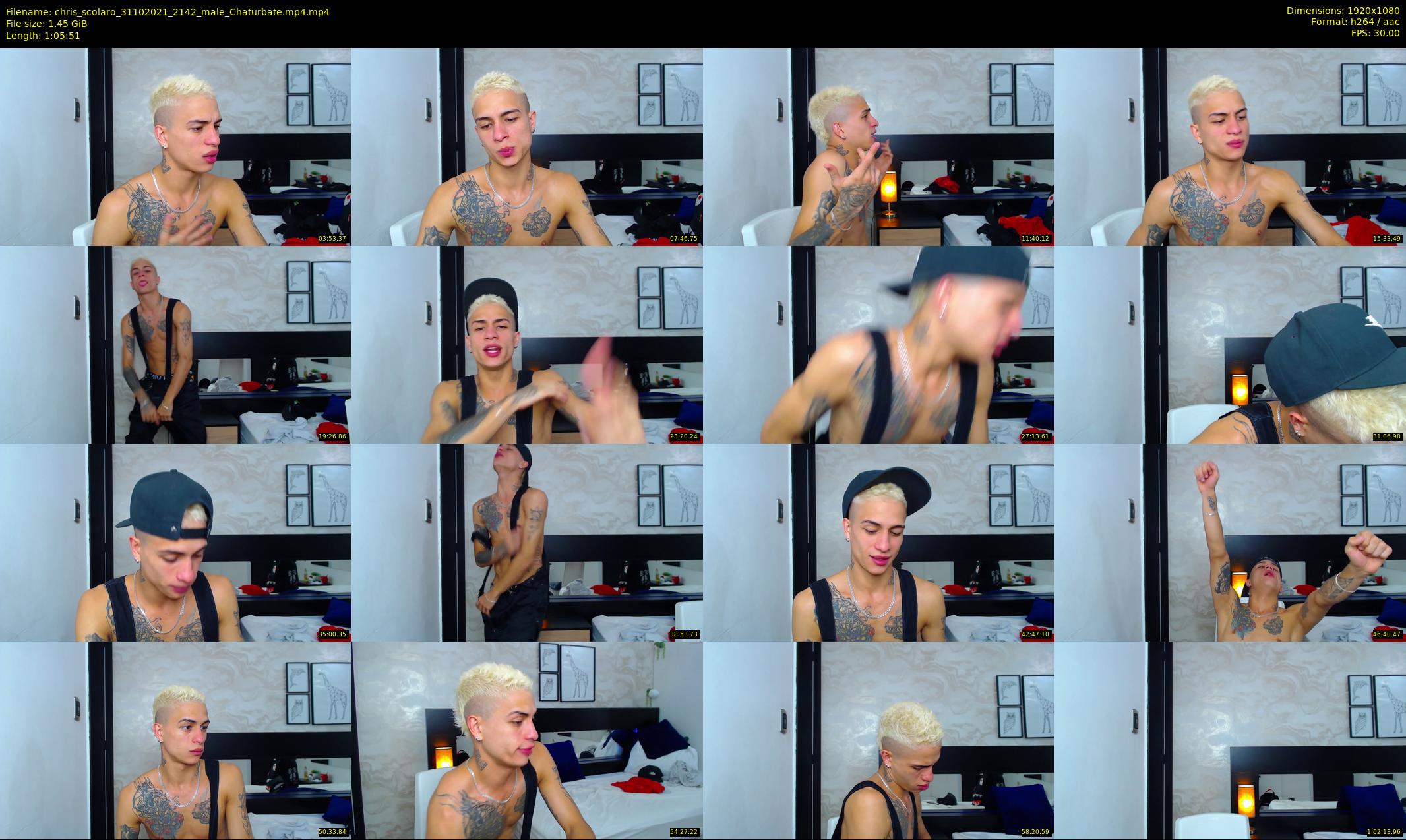 chris_scolaro — 66 minute Chaturbate male cam show recording, 1080p, Oct 31, 2021