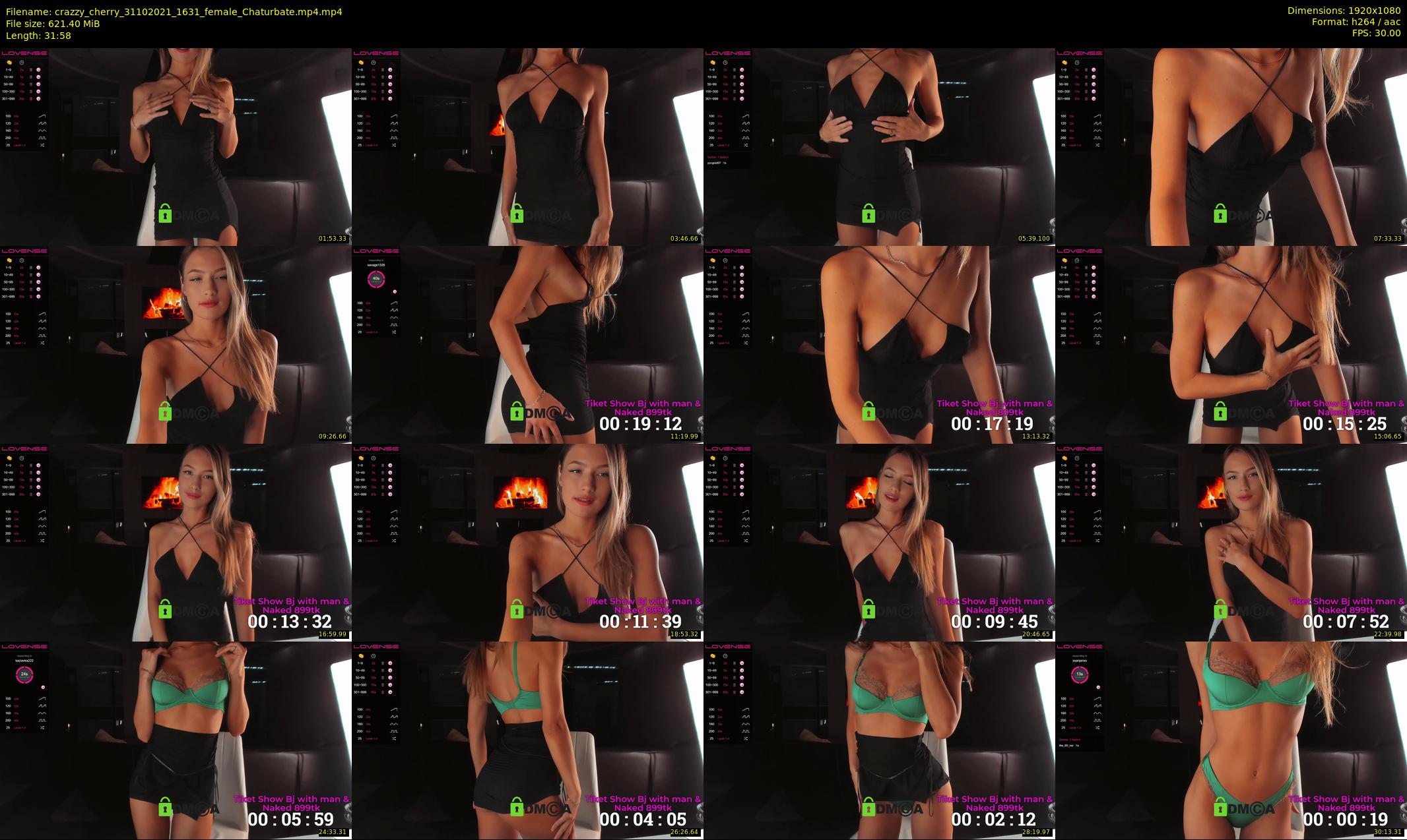 crazzy_cherry — 32 minute Chaturbate female cam show recording, 1080p, Oct 31, 2021