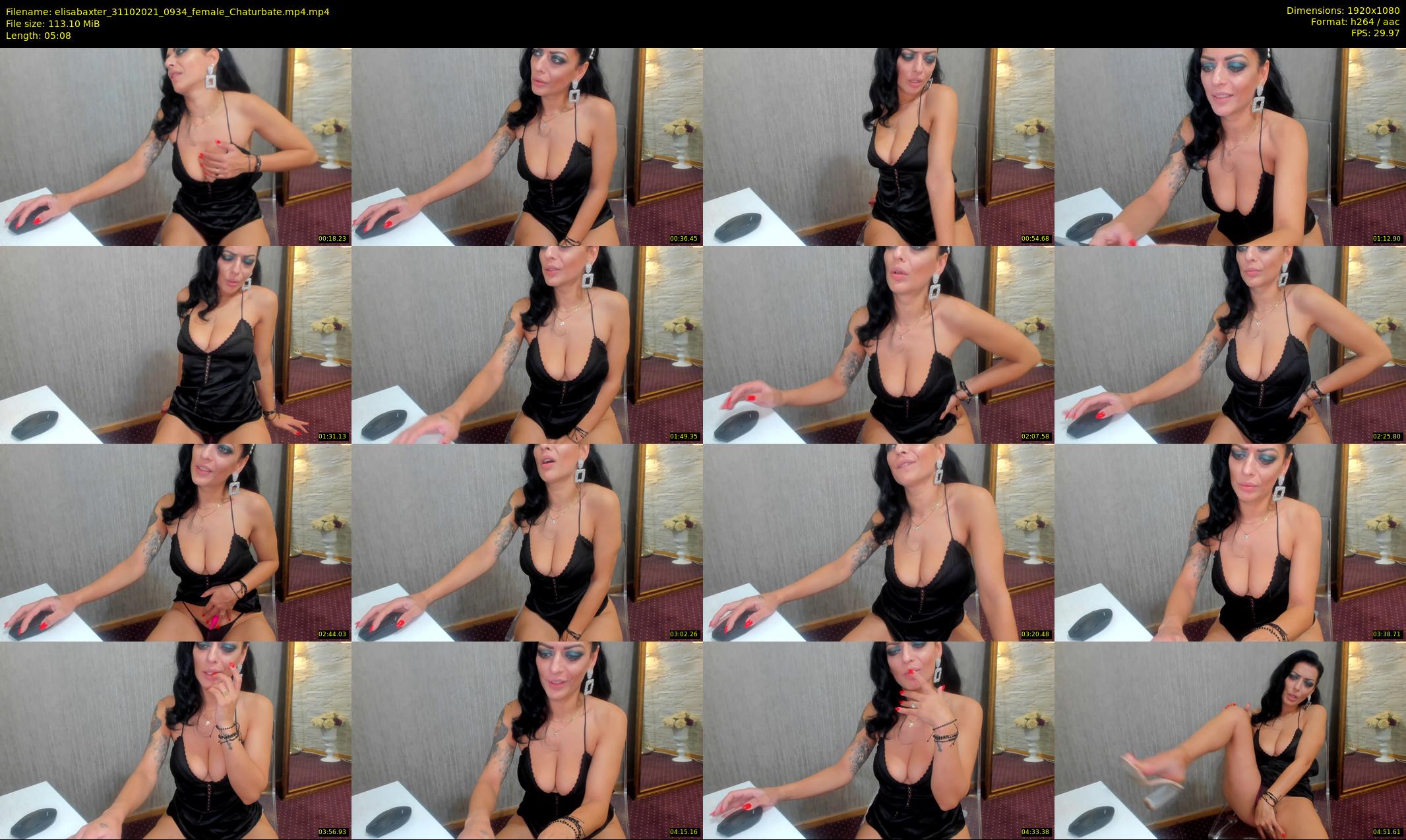 elisabaxter — 6 minute Chaturbate female cam show recording, 1080p, Oct 31, 2021