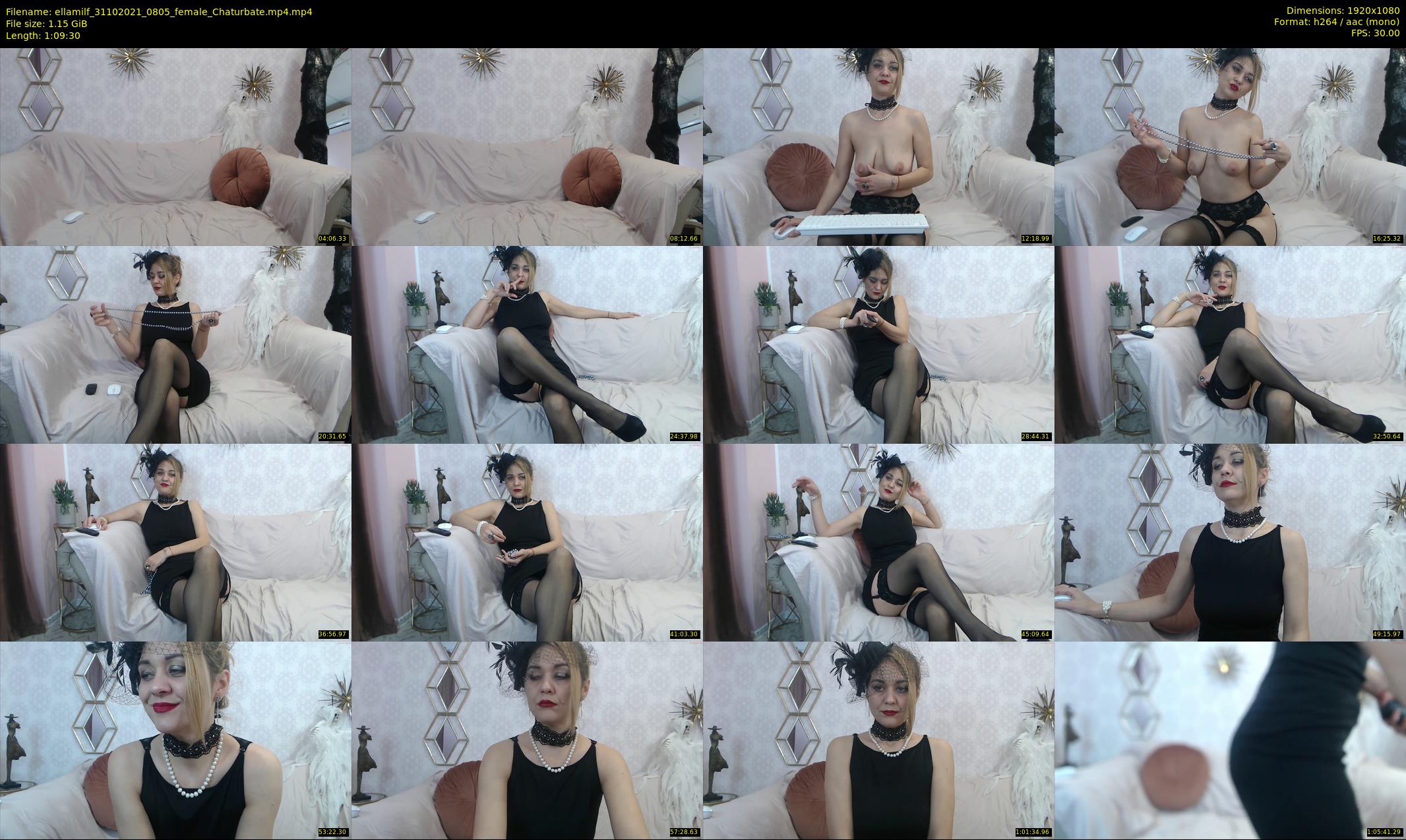 ellamilf — 70 minute Chaturbate female cam show recording, 1080p, Oct 31, 2021