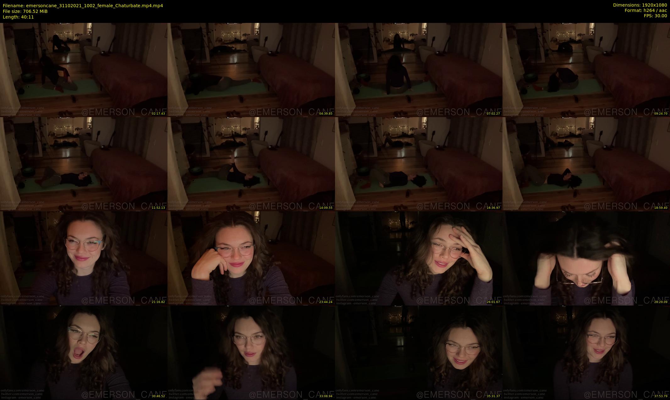 emersoncane — 41 minute Chaturbate female cam show recording, 1080p, Oct 31, 2021
