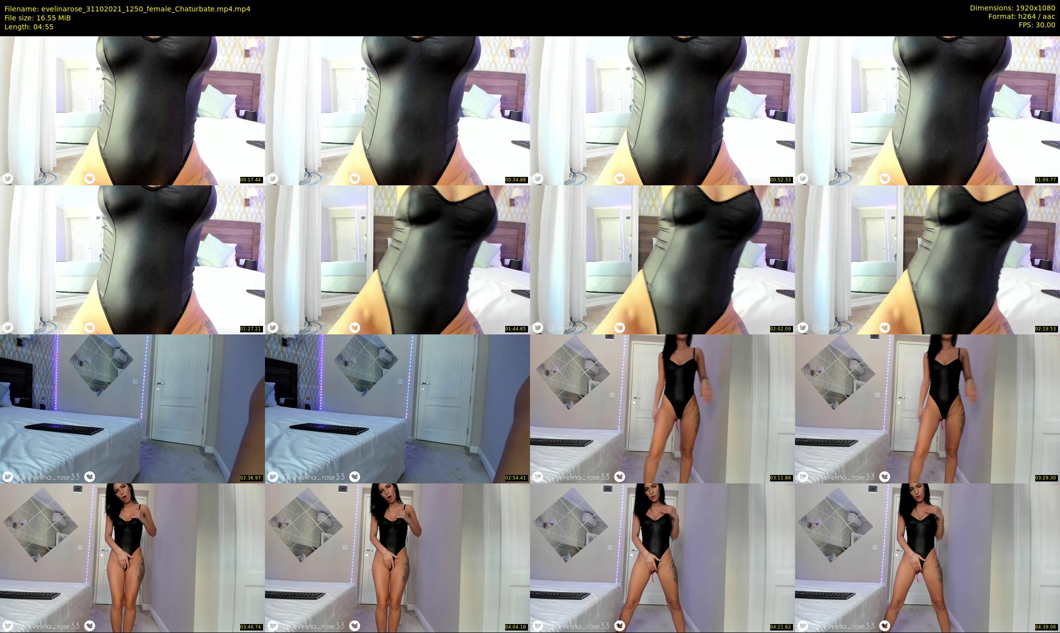 evelinarose — 5 minute Chaturbate female cam show recording, 1080p, Oct 31, 2021