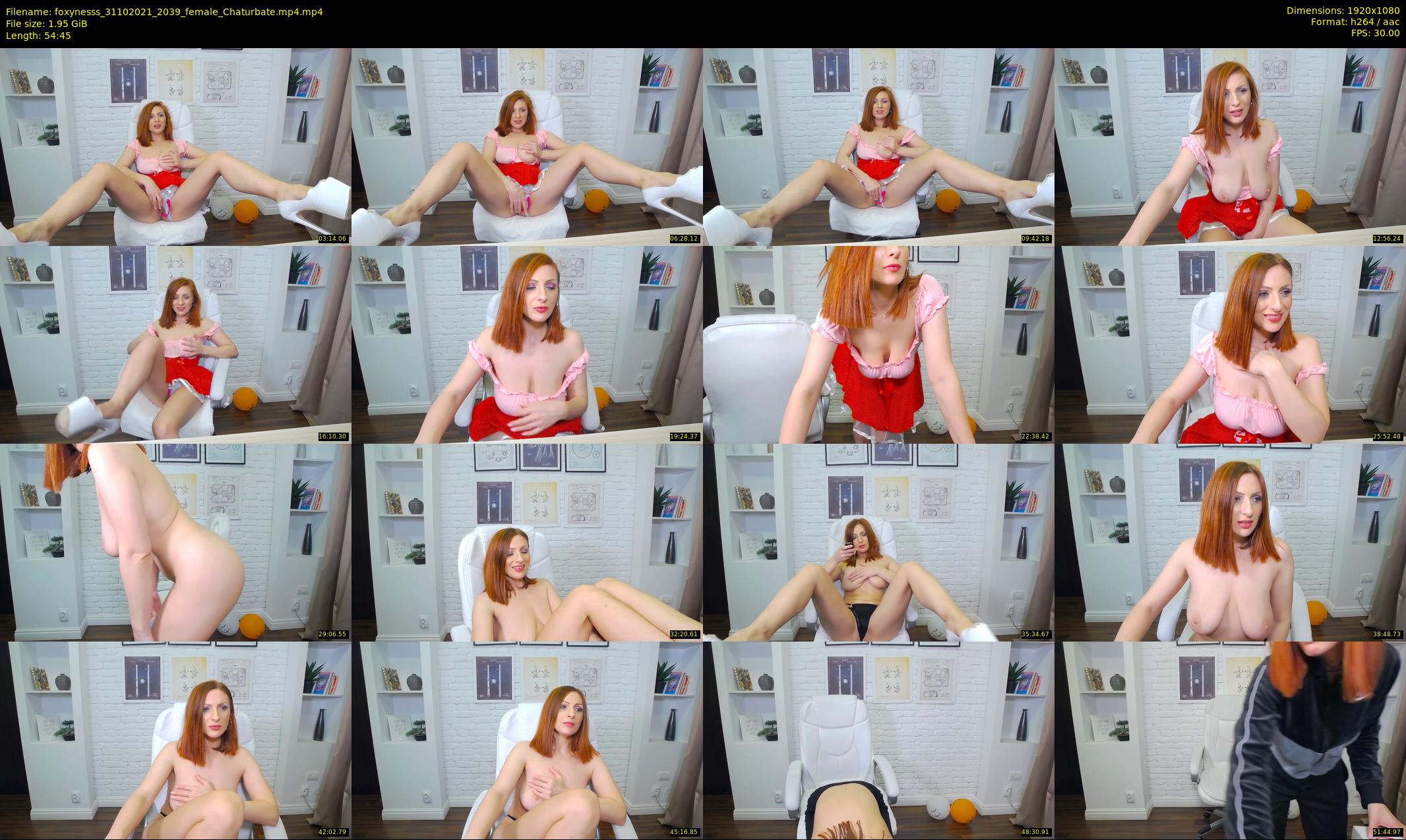 foxynesss — 55 minute Chaturbate female cam show recording, 1080p, Oct 31, 2021