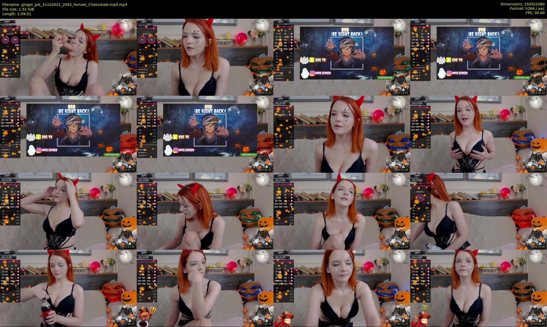 ginger_pie — 70 minute Chaturbate female cam show recording, 1080p, Oct 31, 2021