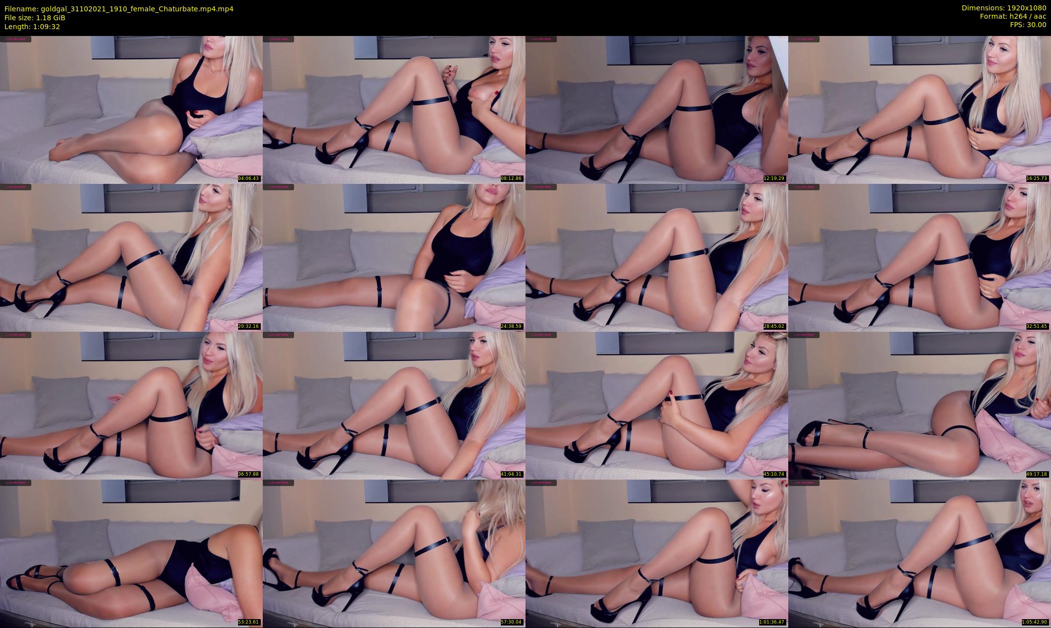 goldgal — 70 minute Chaturbate female cam show recording, 1080p, Oct 31, 2021