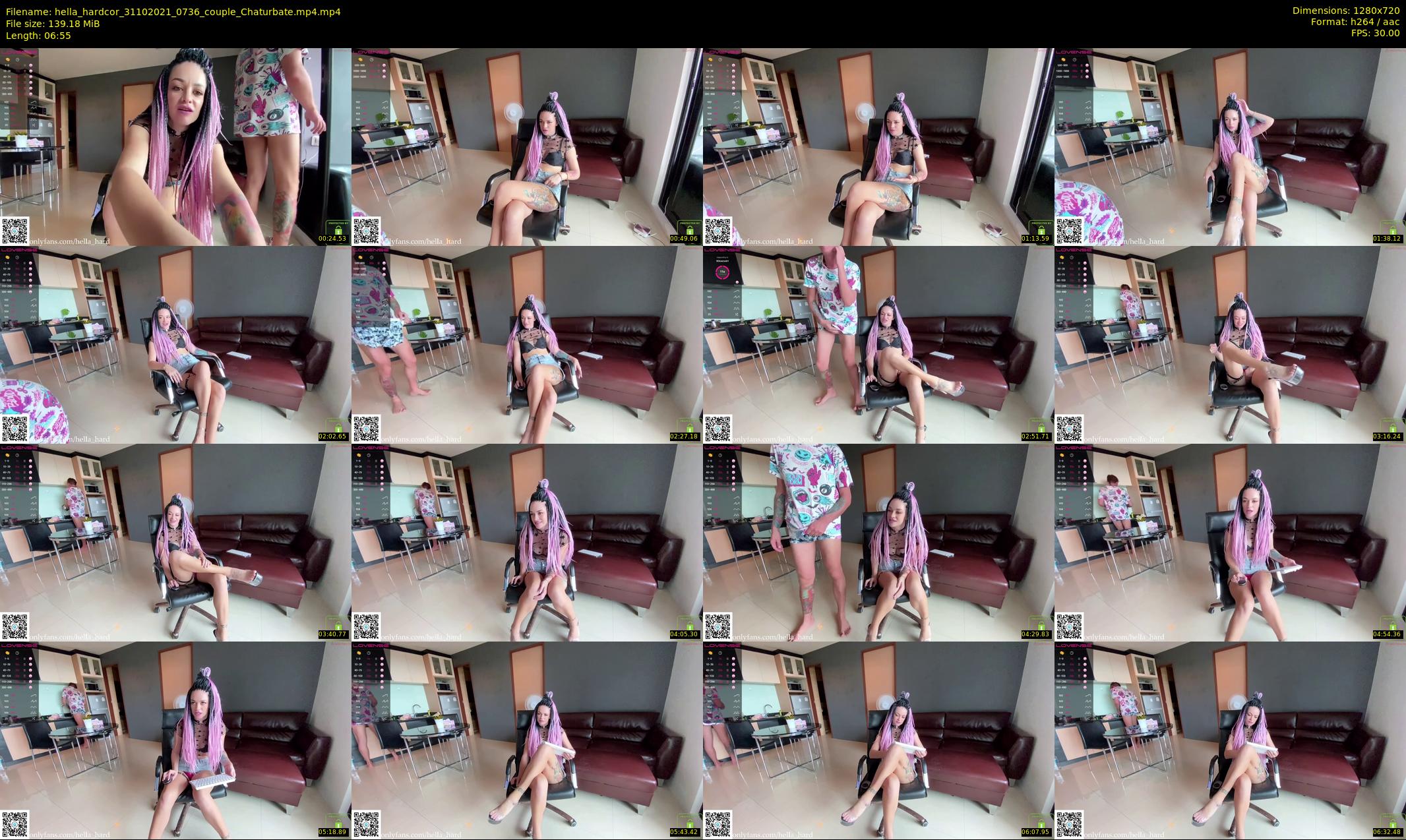hella_hardcor — 7 minute Chaturbate female cam show recording, 720p, Oct 31, 2021