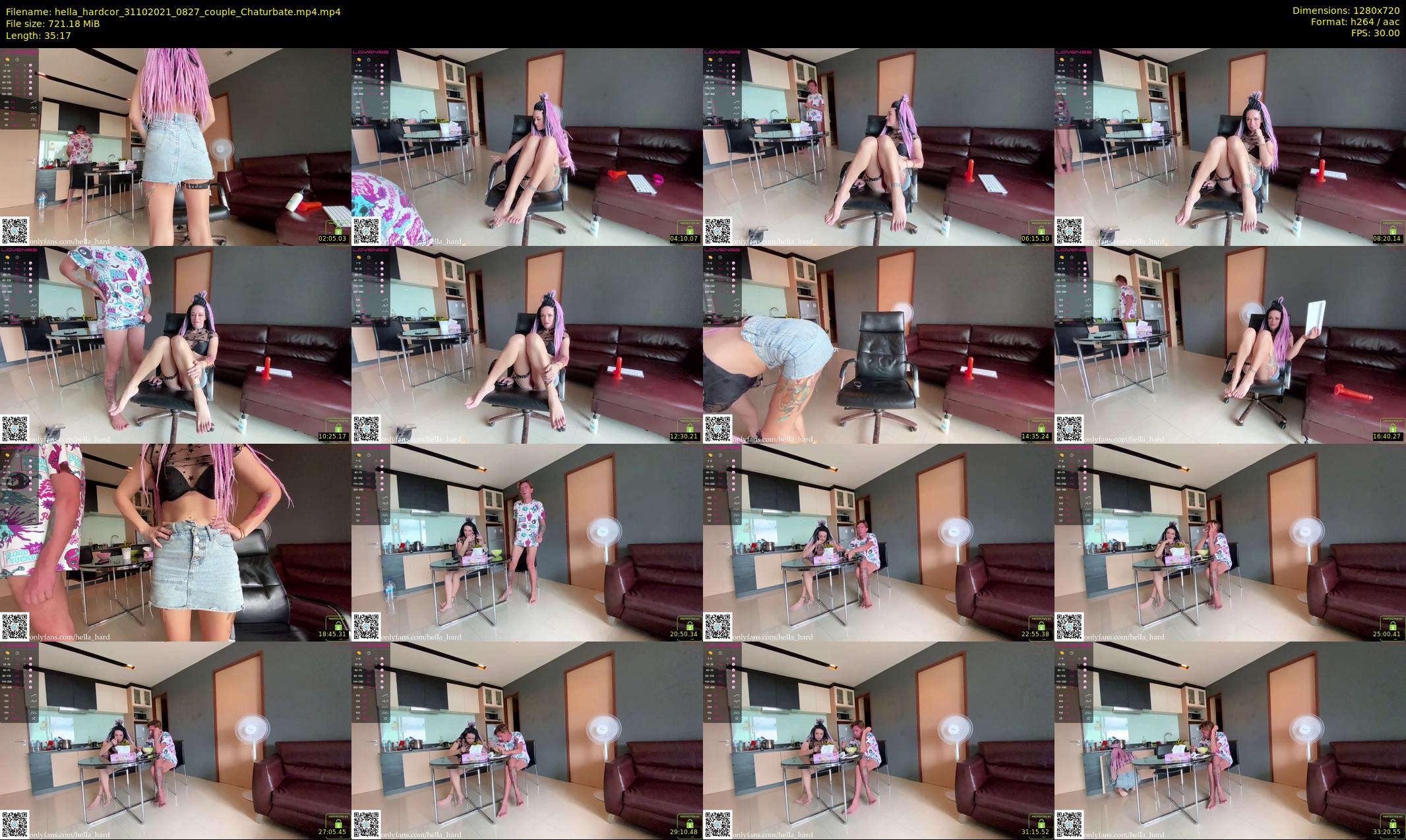 hella_hardcor — 36 minute Chaturbate female cam show recording, 720p, Oct 31, 2021