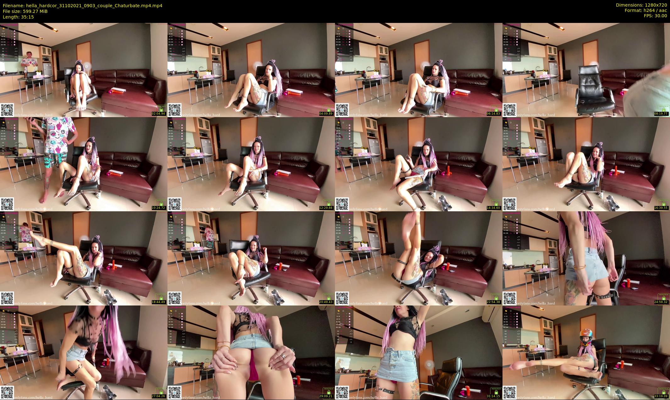 hella_hardcor — 36 minute Chaturbate female cam show recording, 720p, Oct 31, 2021