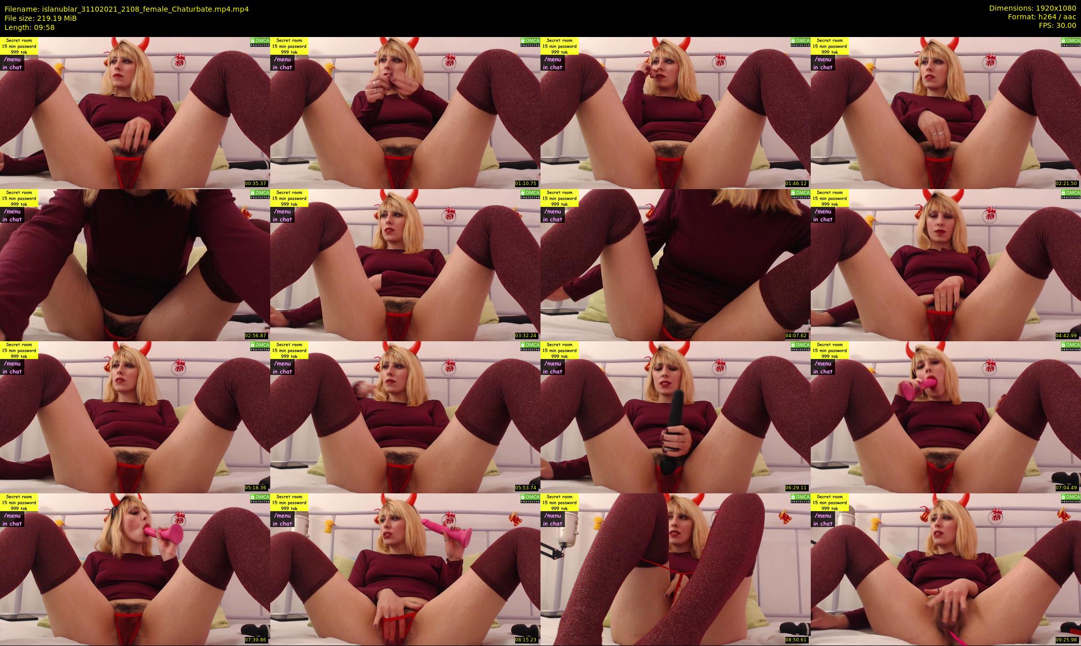 islanublar — 10 minute Chaturbate female cam show recording, 1080p, Oct 31, 2021
