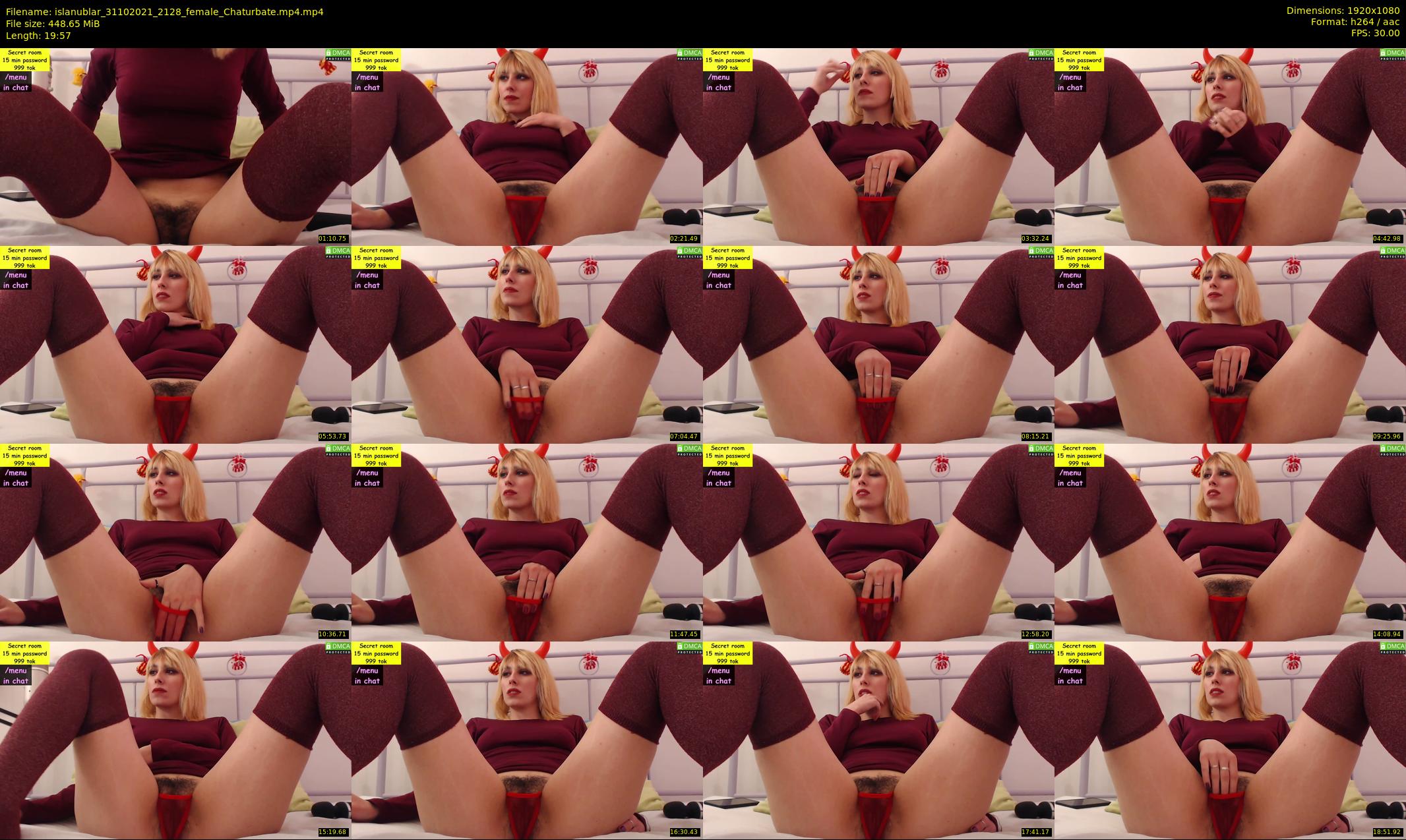 islanublar — 20 minute Chaturbate female cam show recording, 1080p, Oct 31, 2021