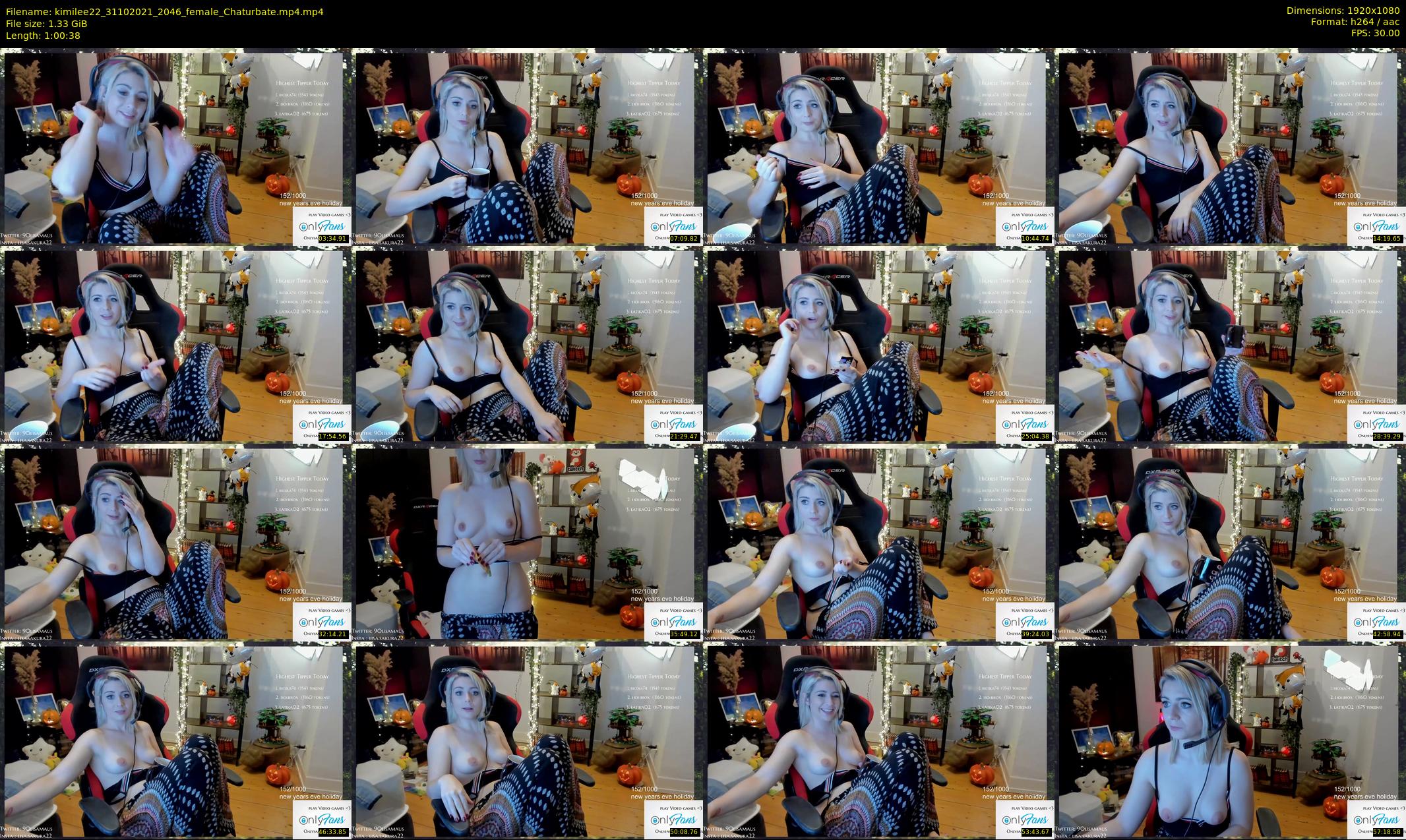 kimilee22 — 61 minute Chaturbate female cam show recording, 1080p, Oct 31, 2021
