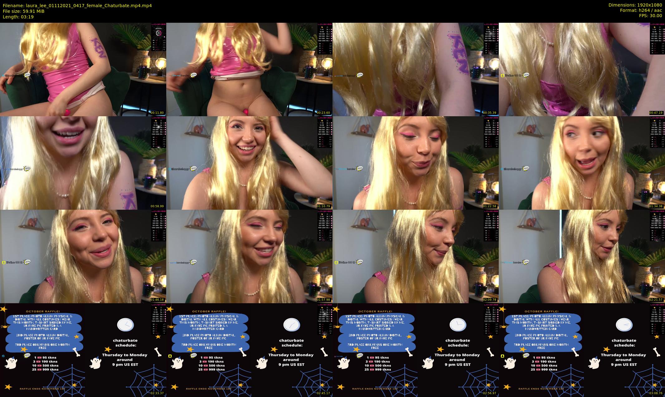 laura_lee — 4 minute Chaturbate female cam show recording, 1080p, Nov 1, 2021