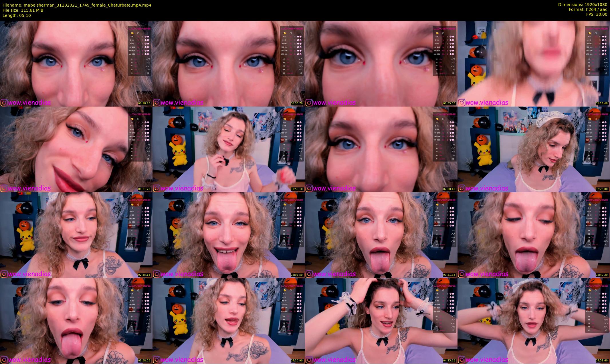 mabelsherman — 6 minute Chaturbate couple cam show recording, 1080p, Oct 31, 2021