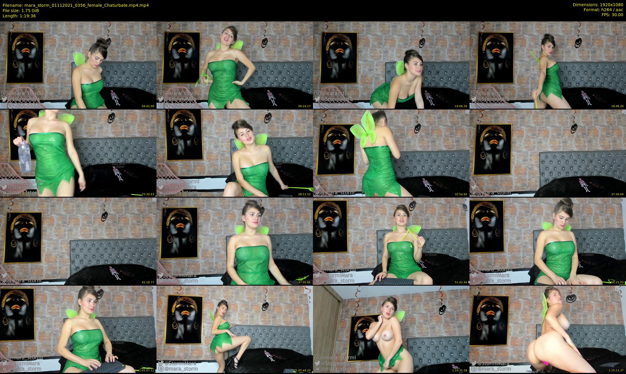 mara_storm — 80 minute Chaturbate female cam show recording, 1080p, Nov 1, 2021