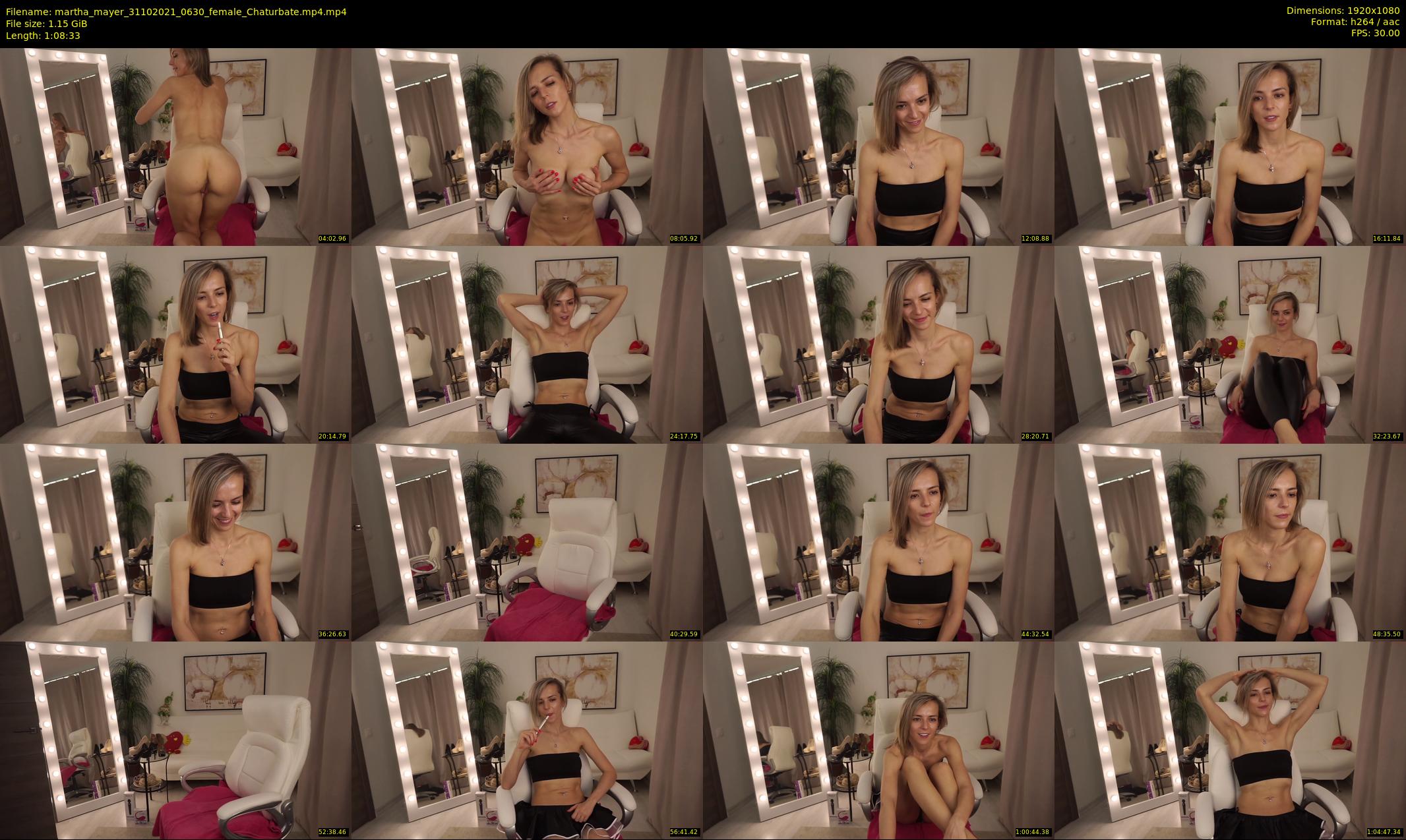 martha_mayer — 69 minute Chaturbate female cam show recording, 1080p, Oct 31, 2021