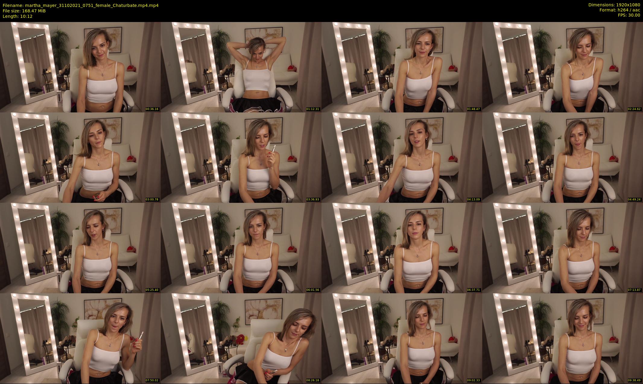 martha_mayer — 11 minute Chaturbate female cam show recording, 1080p, Oct 31, 2021