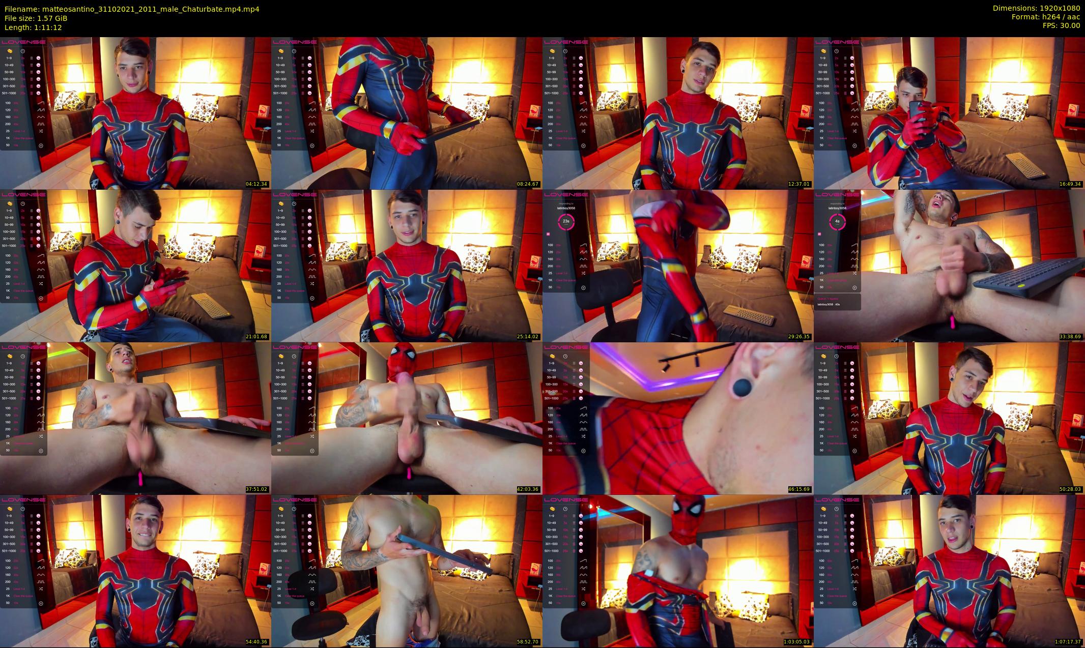 matteosantino — 72 minute Chaturbate male cam show recording, 1080p, Oct 31, 2021