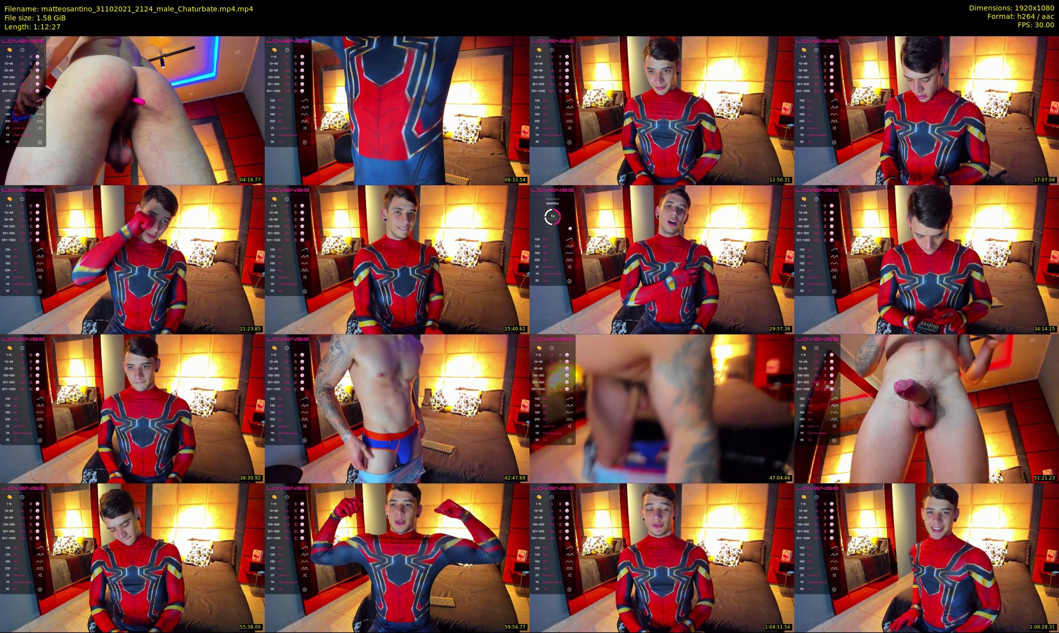 matteosantino — 73 minute Chaturbate male cam show recording, 1080p, Oct 31, 2021