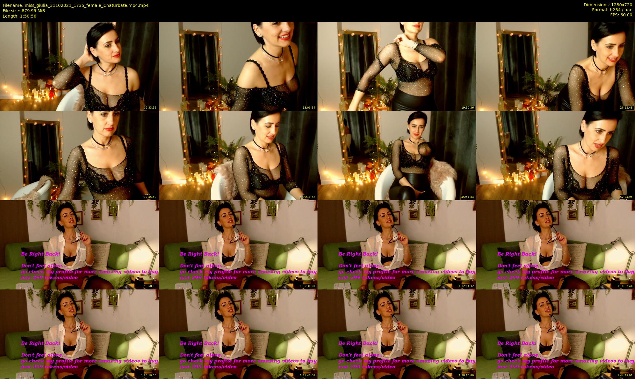 miss_giulia — 111 minute Chaturbate female cam show recording, 720p, Oct 31, 2021