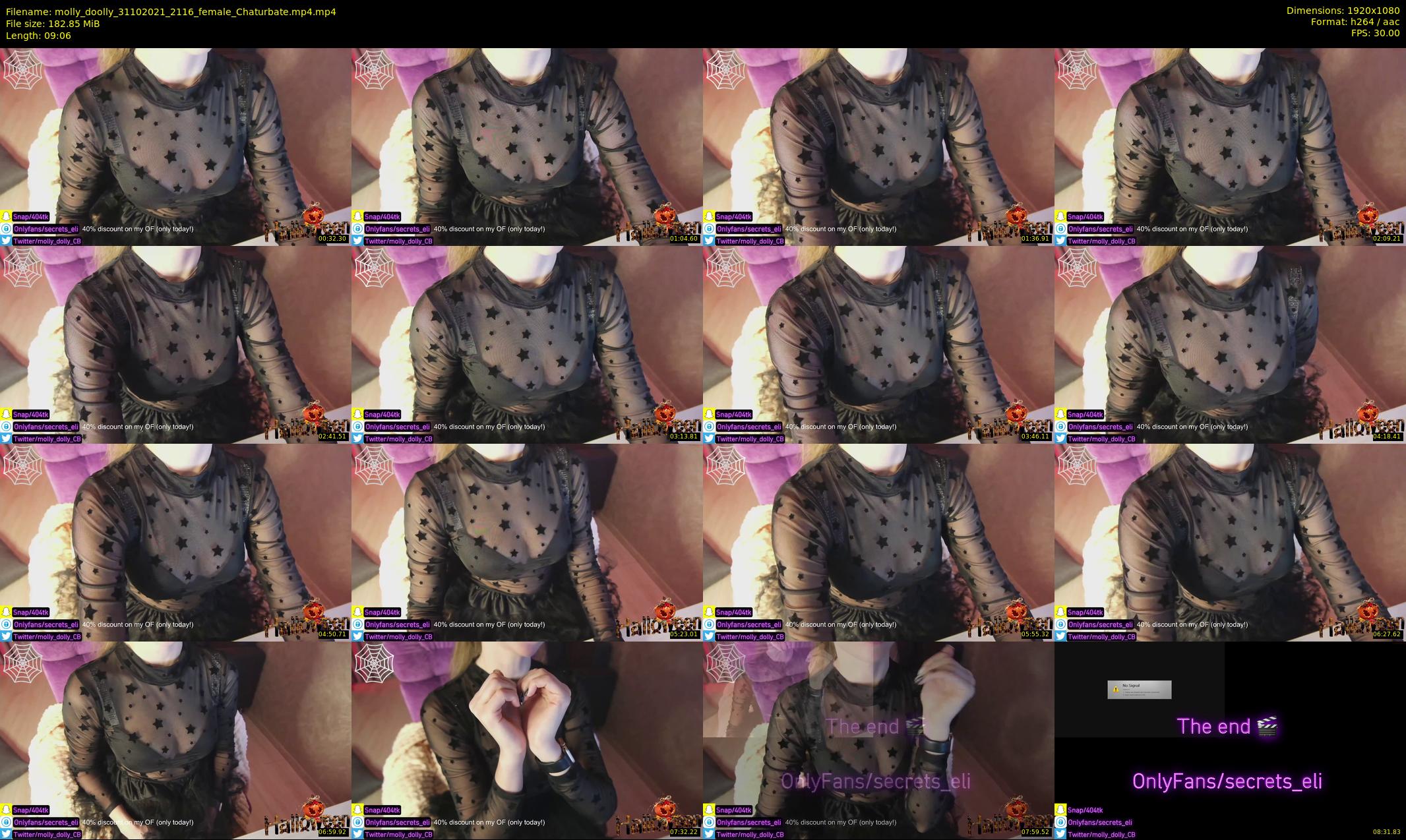 molly_doolly — 10 minute Chaturbate female cam show recording, 1080p, Oct 31, 2021