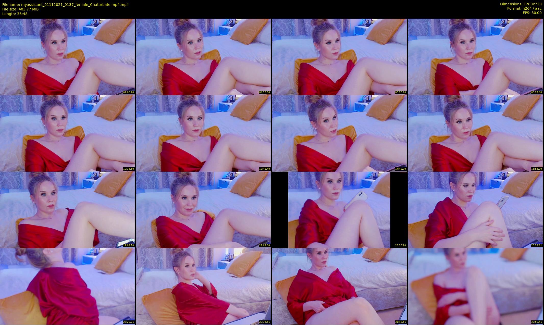 myassistant — 36 minute Chaturbate female cam show recording, 720p, Nov 1, 2021
