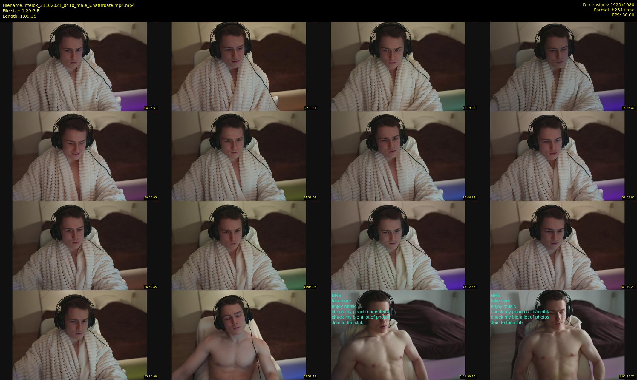 nfeibk — 70 minute Chaturbate male cam show recording, 1080p, Oct 31, 2021