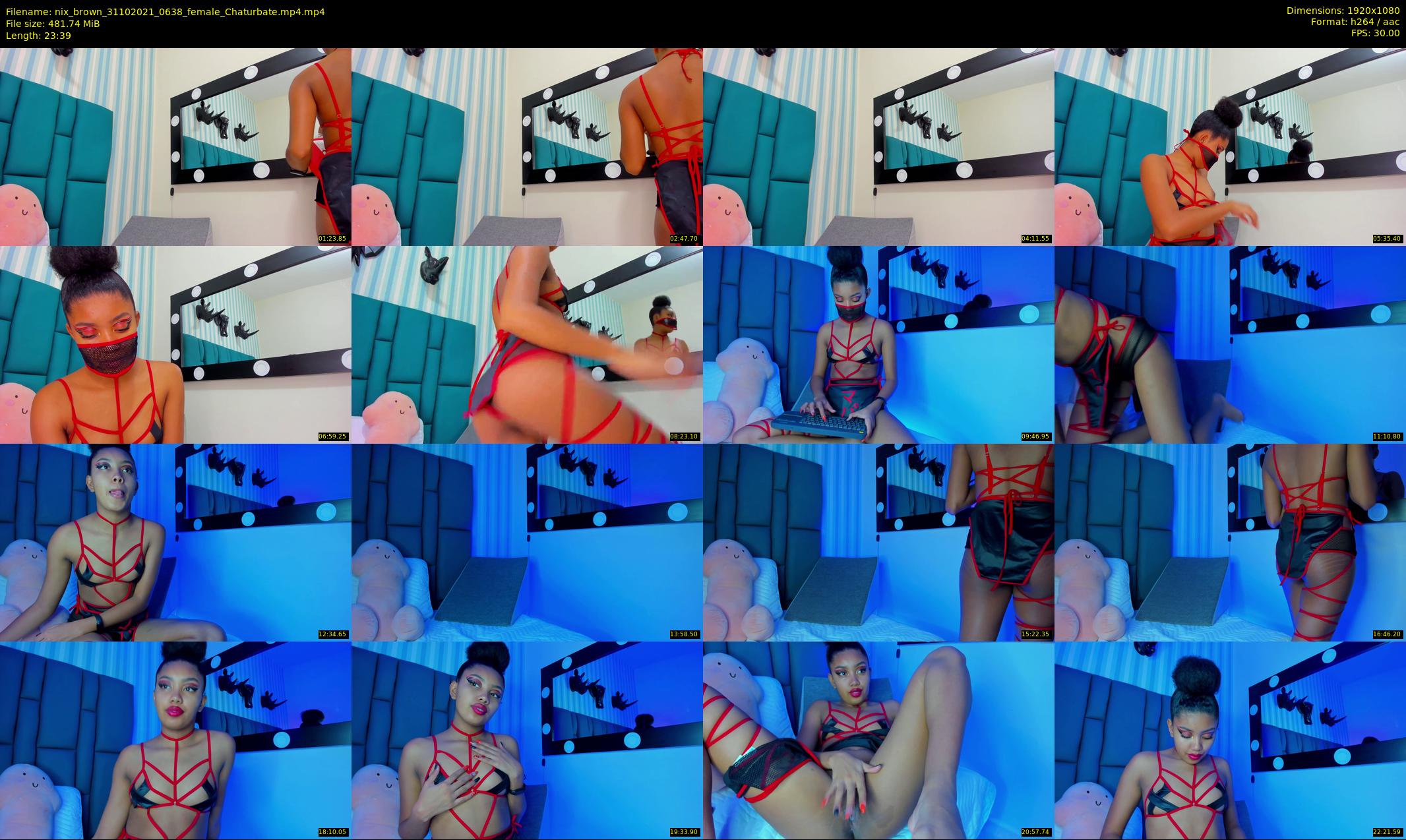 nix_brown — 24 minute Chaturbate female cam show recording, 1080p, Oct 31, 2021
