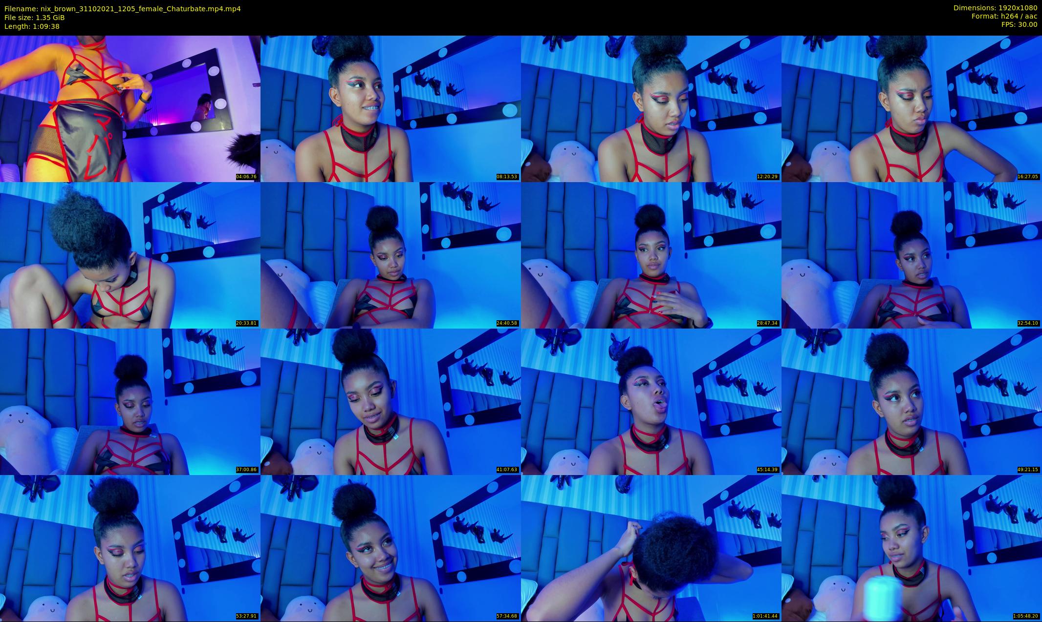 nix_brown — 70 minute Chaturbate female cam show recording, 1080p, Oct 31, 2021