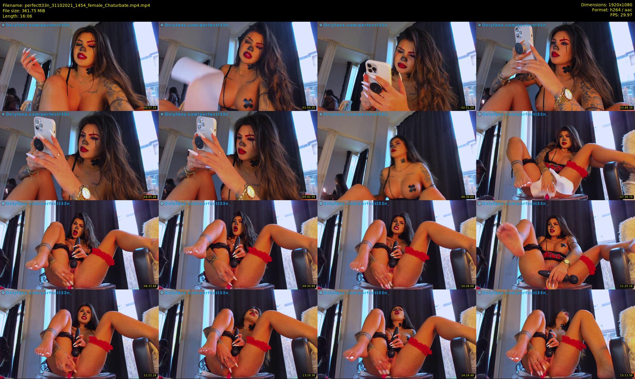 perfectt33n — 17 minute Chaturbate female cam show recording, 1080p, Oct 31, 2021