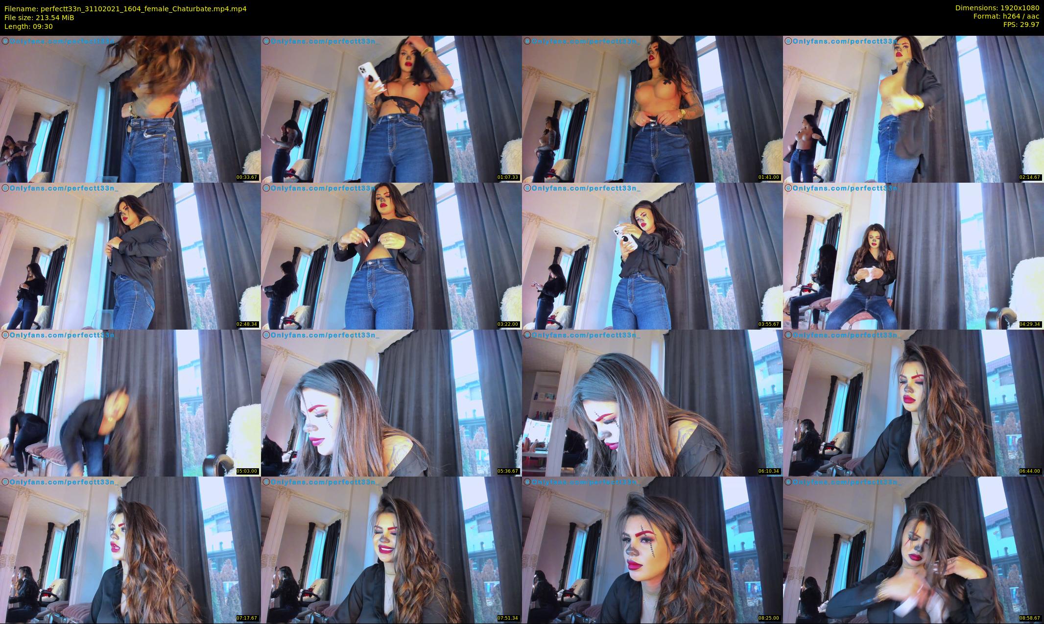 perfectt33n — 10 minute Chaturbate female cam show recording, 1080p, Oct 31, 2021