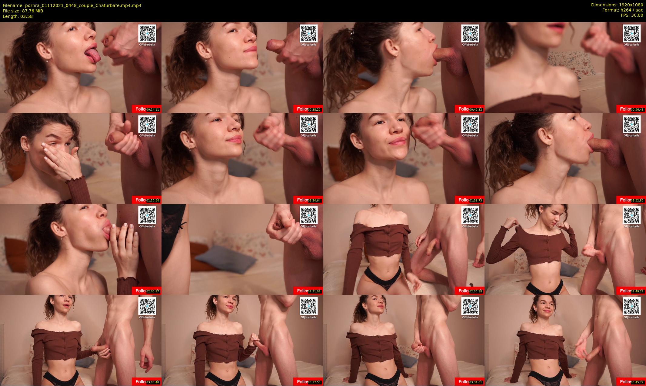 pornra — 4 minute Chaturbate couple cam show recording, 1080p, Nov 1, 2021