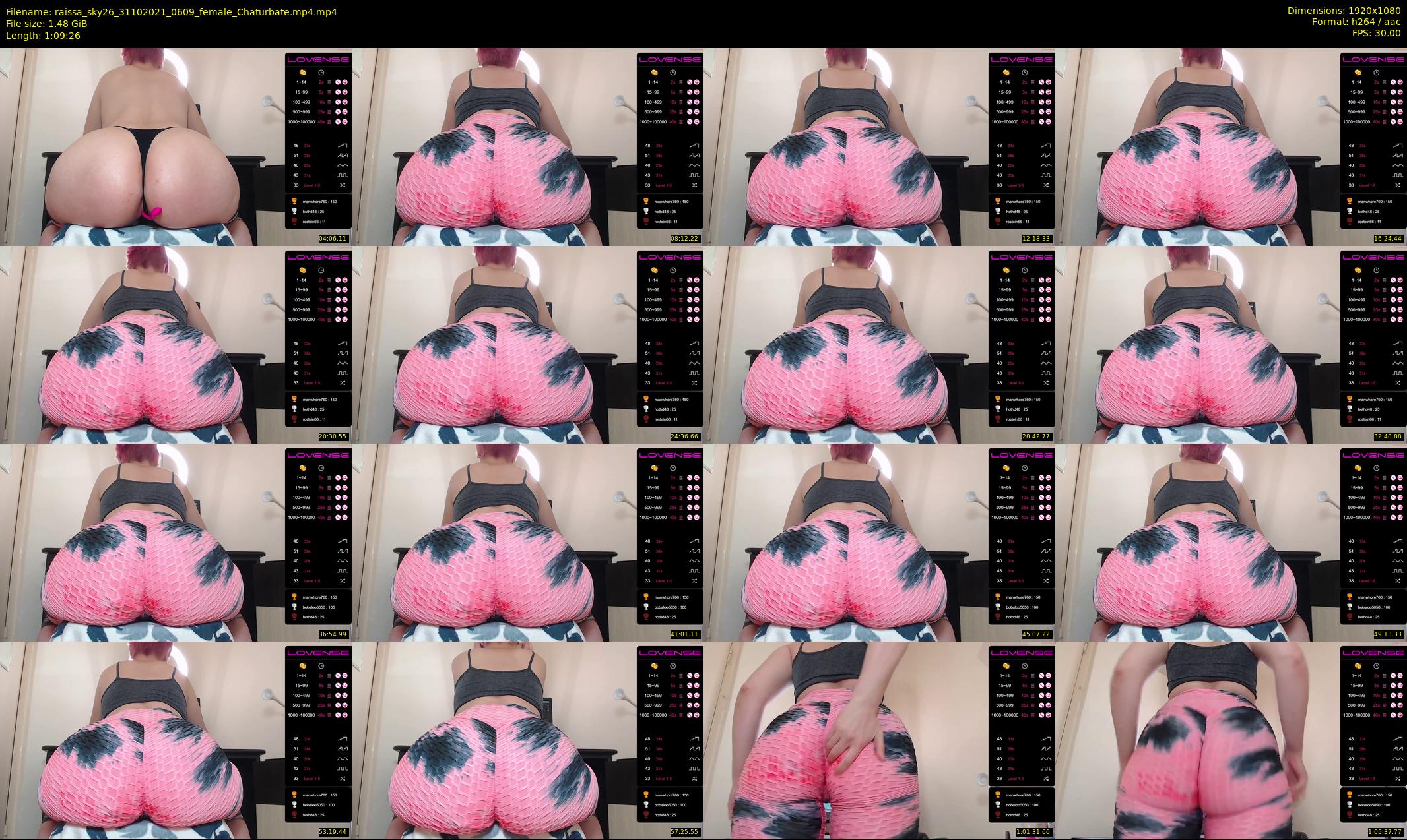 raissa_sky26 — 70 minute Chaturbate female cam show recording, 1080p, Oct 31, 2021